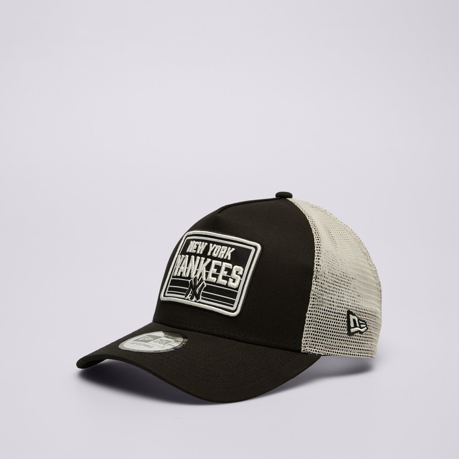 Czapka z daszkiem męska NEW ERA CZAPKA MLB PATCH TRUCKER NYY NEW YORK YANKEES 60667680 CZARNY