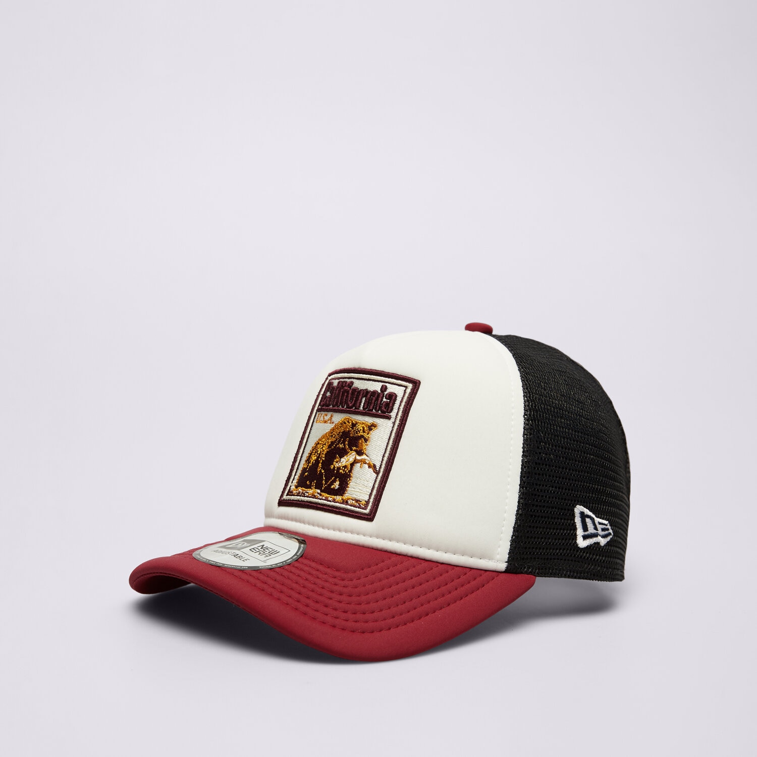 Czapka z daszkiem męska NEW ERA CZAPKA GRAPHIC PATCH TRUCKER NEW ERA 60667593 BIAŁY