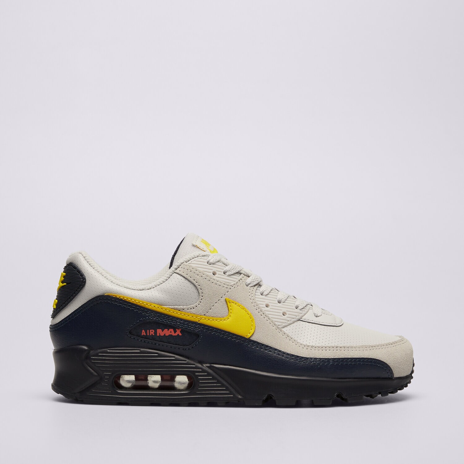 Buty sneakersy męskie NIKE AIR MAX 90 IF0670-001 SZARY