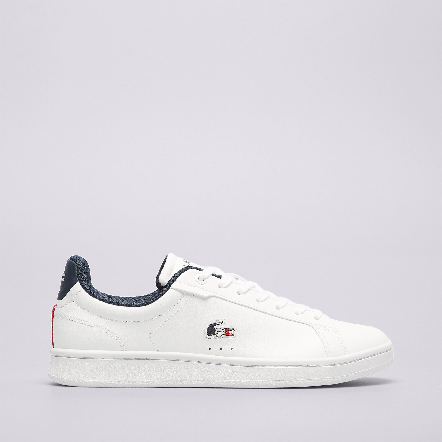 Buty sneakersy damskie LACOSTE CARNABY PRO LEATHER 745SFA0084407 BIAŁY