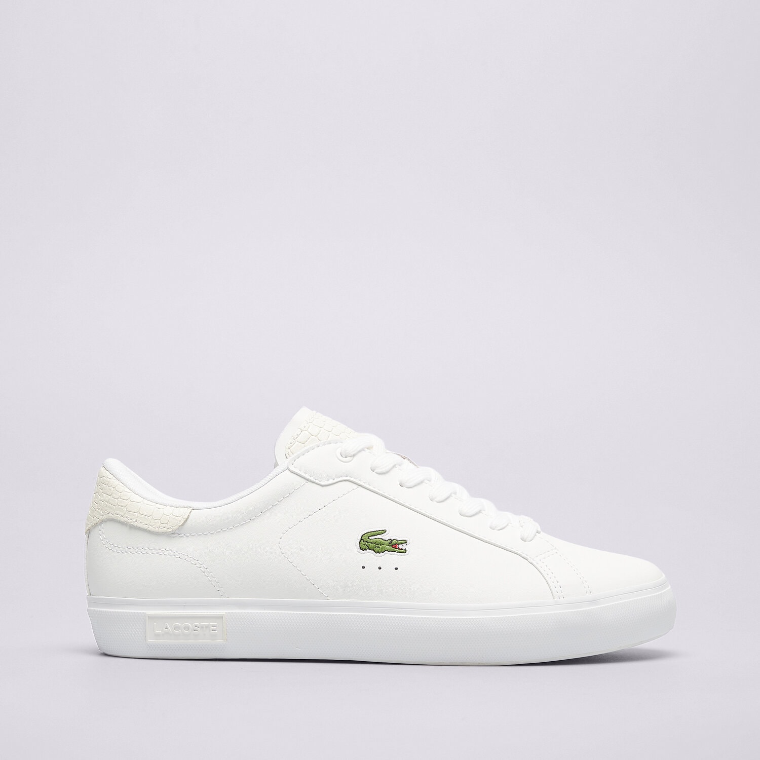 Buty sneakersy męskie LACOSTE POWERCOURT 1121 1 741SMA003021G BIAŁY