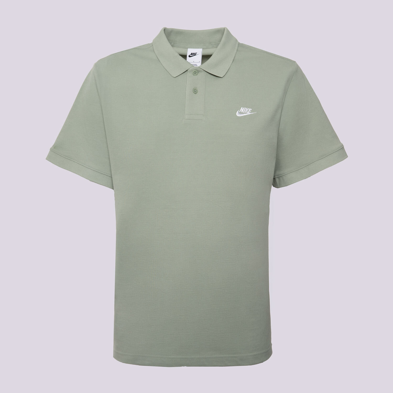 Koszulka, t-shirt sportowy męski NIKE POLO M NK CLUB SS POLO PIQUE FN3894-370 ZIELONY