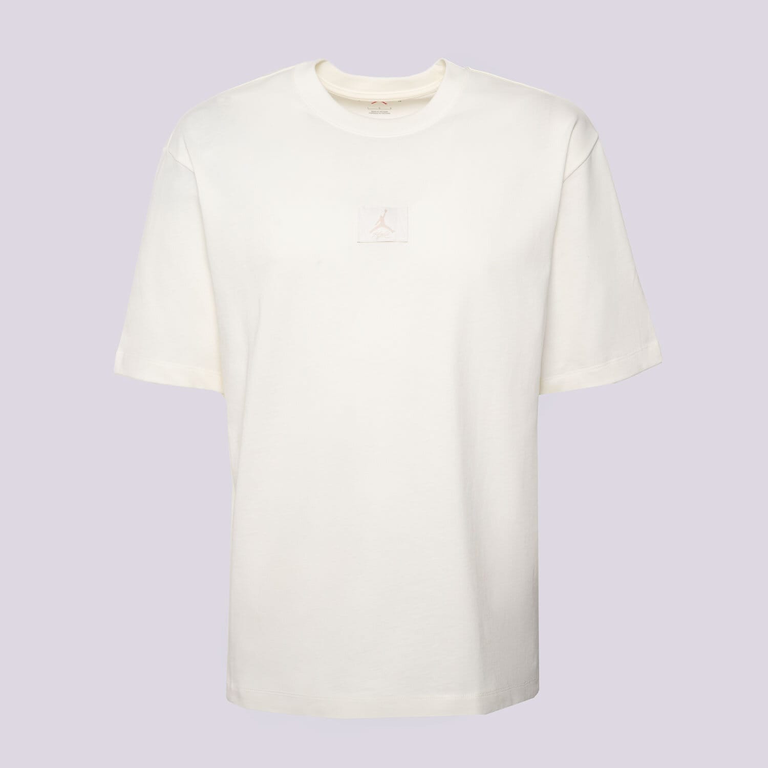 Koszulka, t-shirt sportowy męski JORDAN T-SHIRT M J FLT ESS 85 SS CREW FZ1912-133 BIAŁY