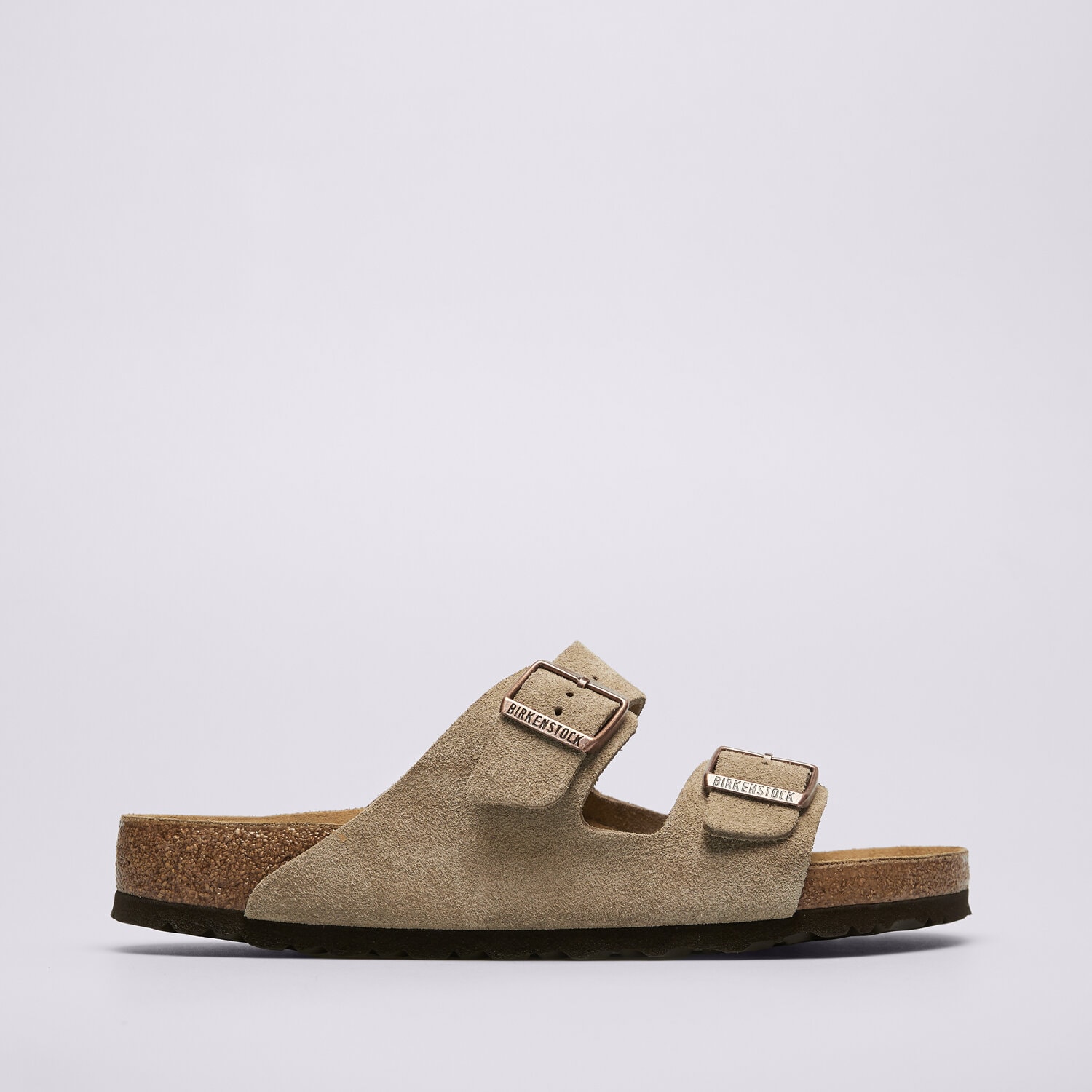 Klapki męskie BIRKENSTOCK ARIZONA SUEDE 51461 BEŻOWY