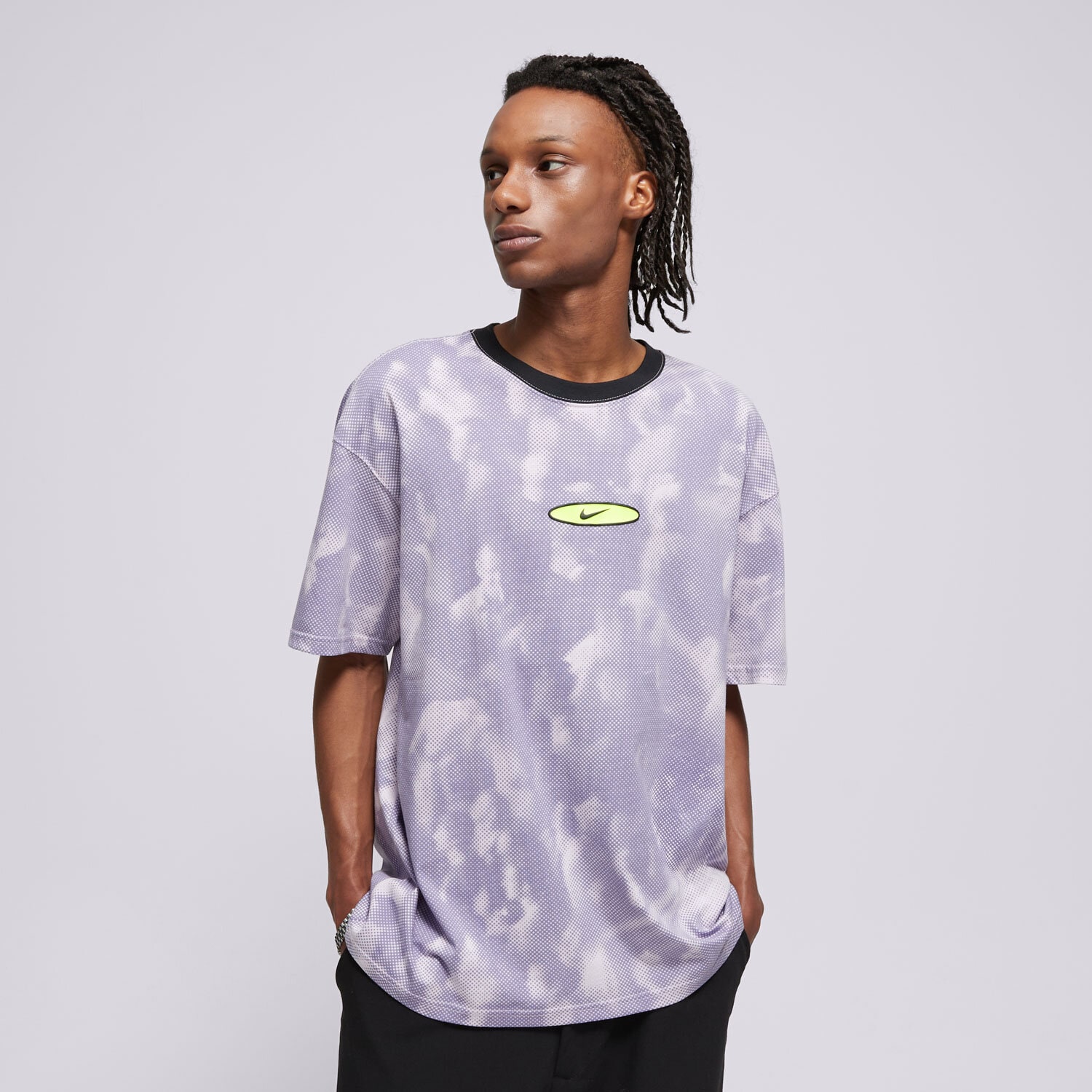 Koszulka, t-shirt sportowy męski NIKE T-SHIRT U NSW TEE M90 OC FESTIVAL AOP HJ0764-537 MULTICOLOR
