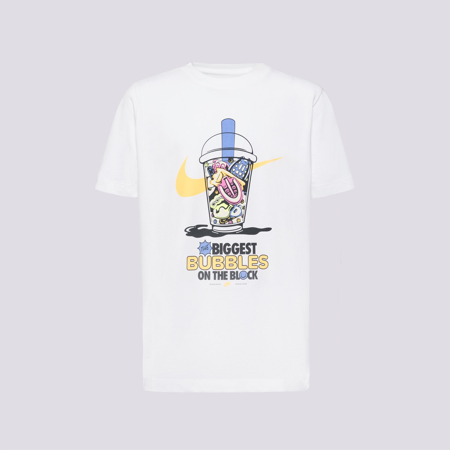 Koszulka, t-shirt dla dzieci NIKE T-SHIRT K NSW TEE TD BOBA BOY HQ3227-100 NIEBIESKI