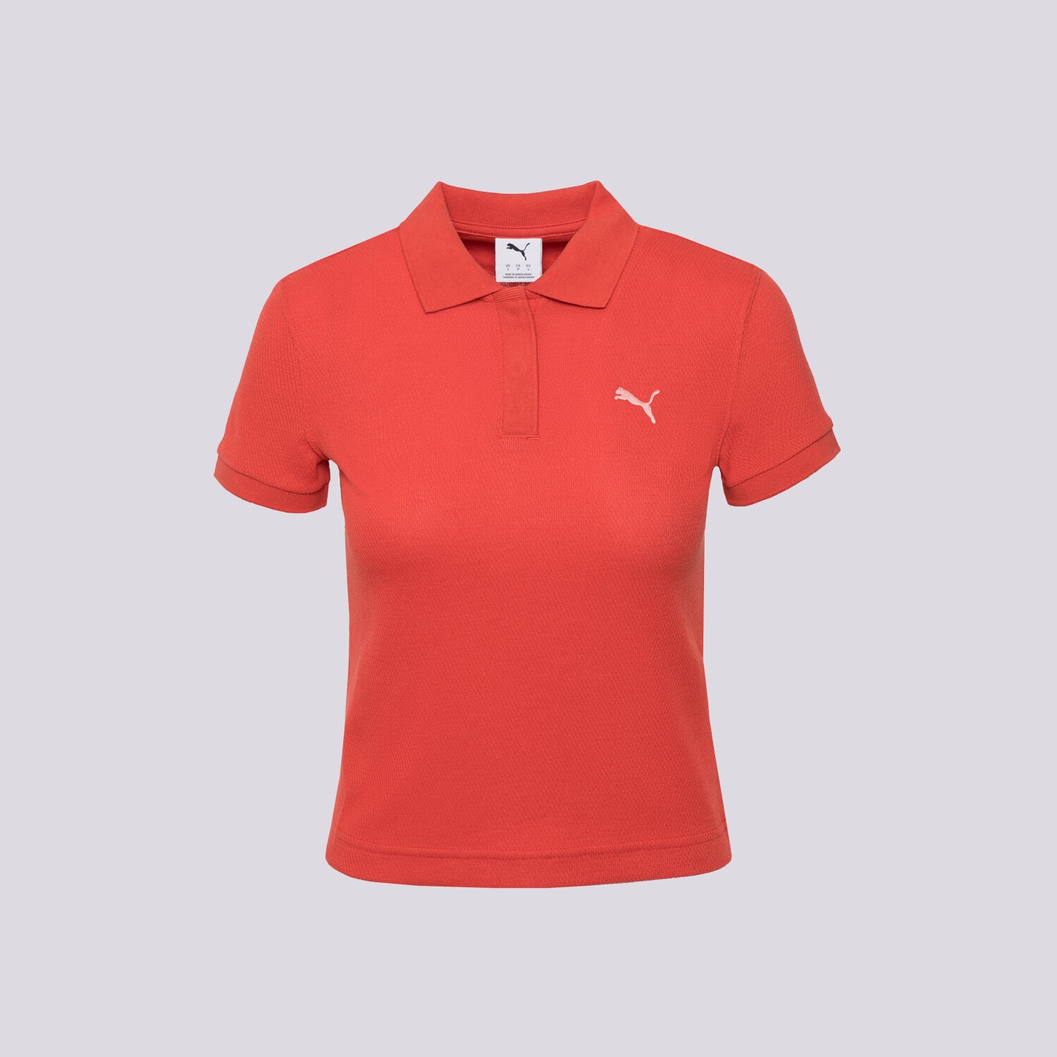 Koszulka, t-shirt damski PUMA POLO PREMIUM ESS POLO 629777 15 CZERWONY