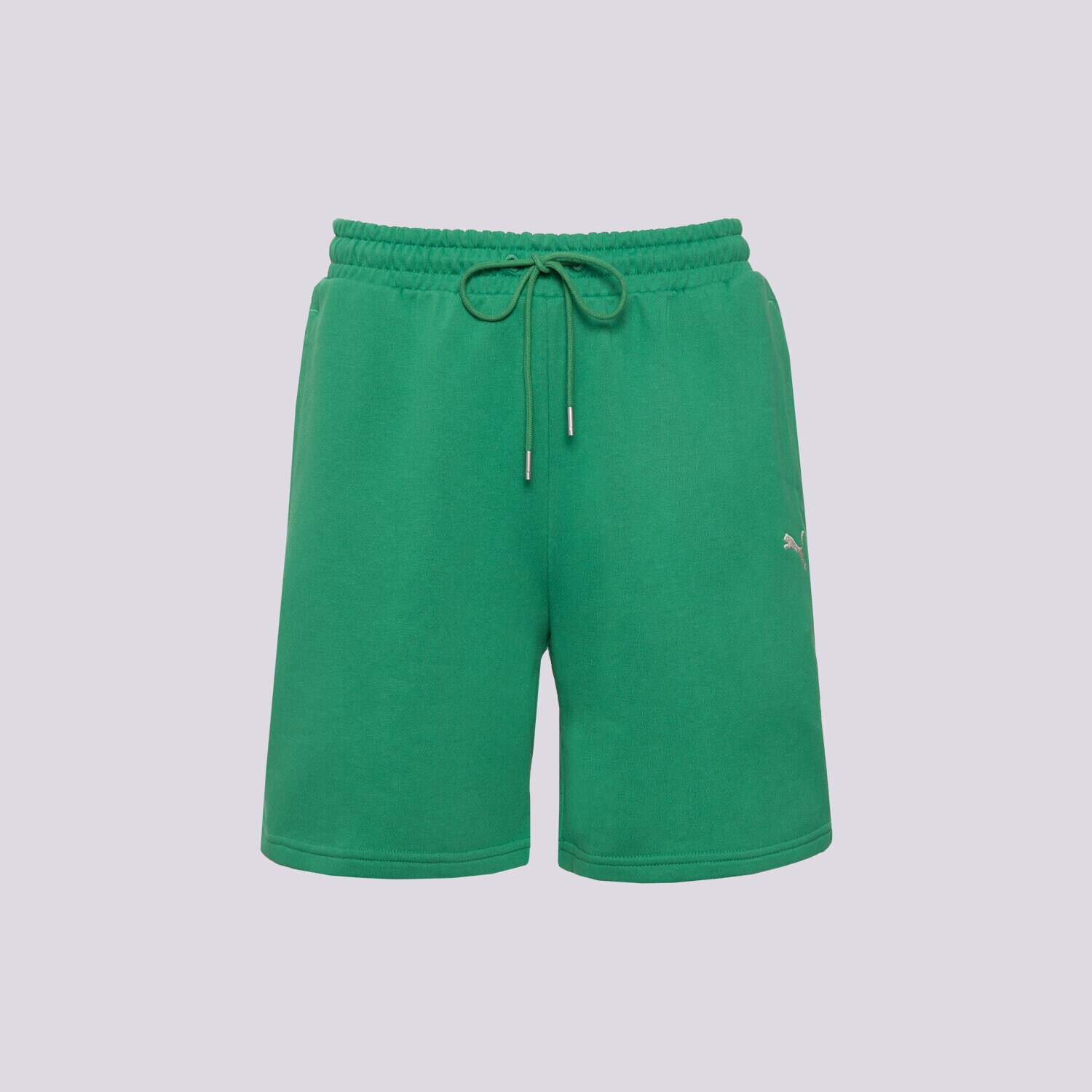 Krótkie spodenki, szorty męskie PUMA SZORTY WARDROBE ESS RELAXED SHORTS 7" TR 629654 86 ZIELONY