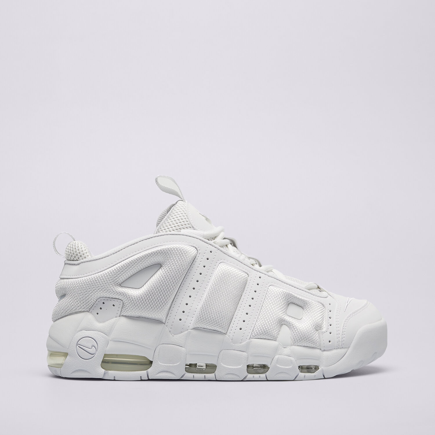 Buty sneakersy męskie NIKE AIR MORE UPTEMPO LOW FZ3055-100 BIAŁY