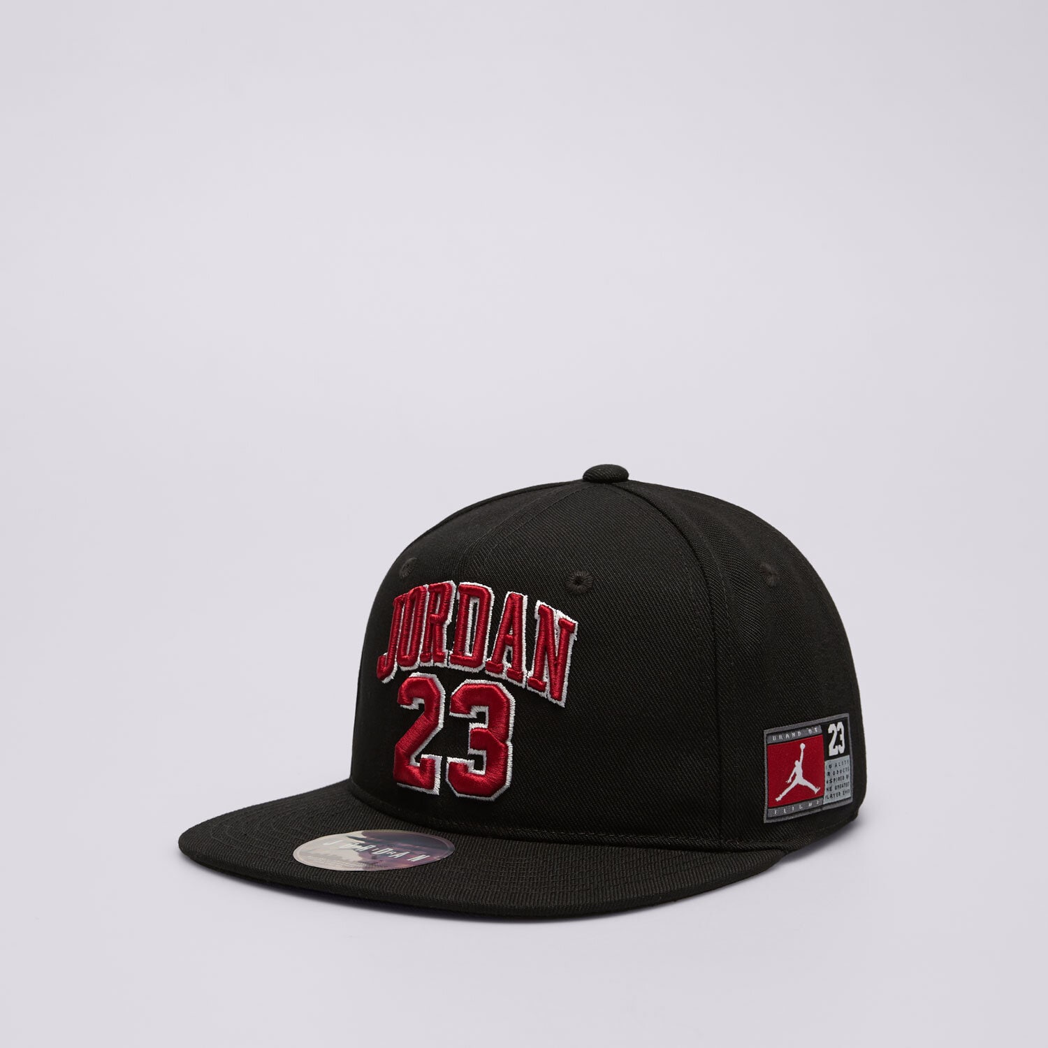 Czapka z daszkiem dla dzieci JORDAN CZAPKA JERSEY FLATBRIM CAP 9A0781023 CZARNY