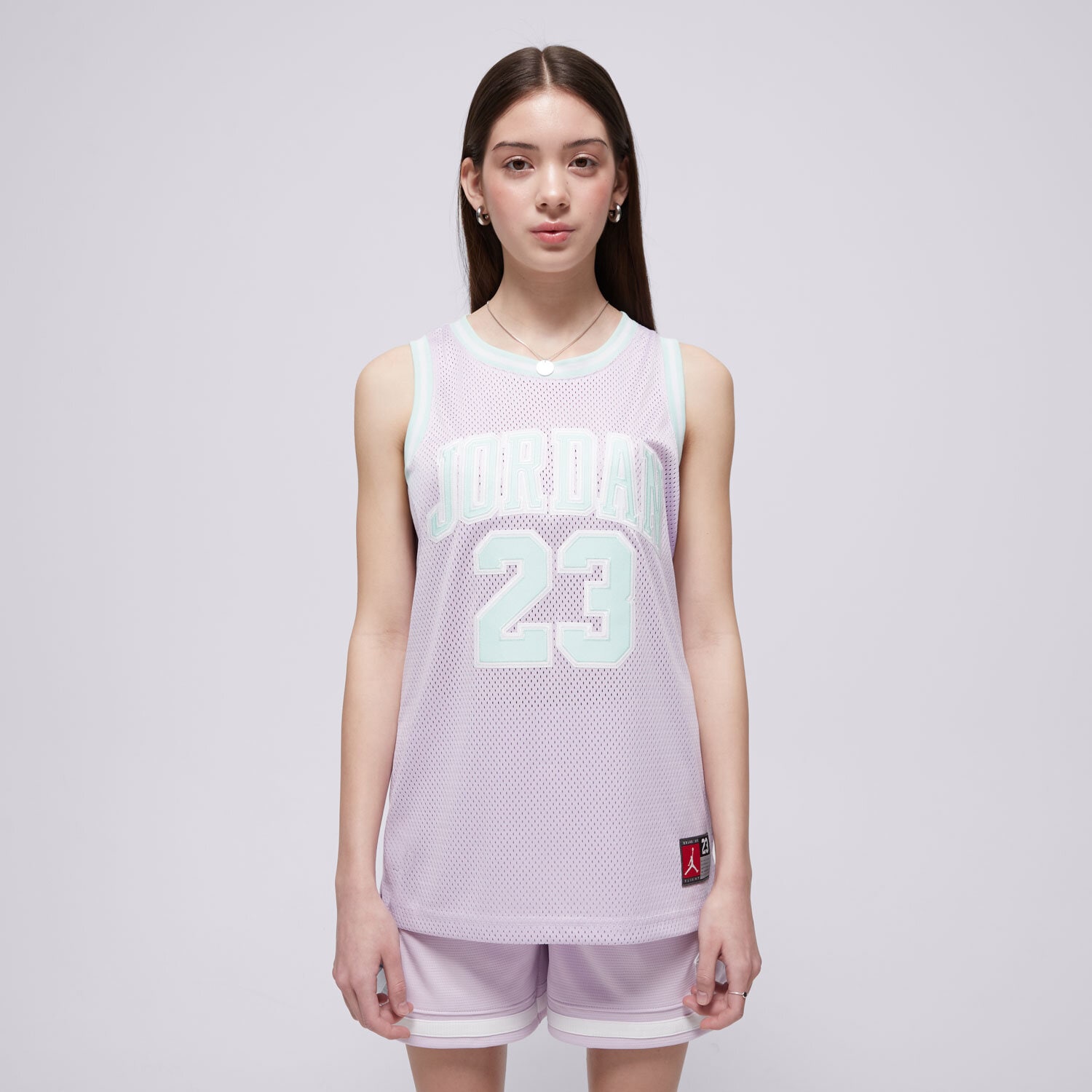 Koszulka, t-shirt dla dzieci JORDAN TANK JDN JORDAN 23 JERSEY GIRL 45A773-P6I FIOLETOWY