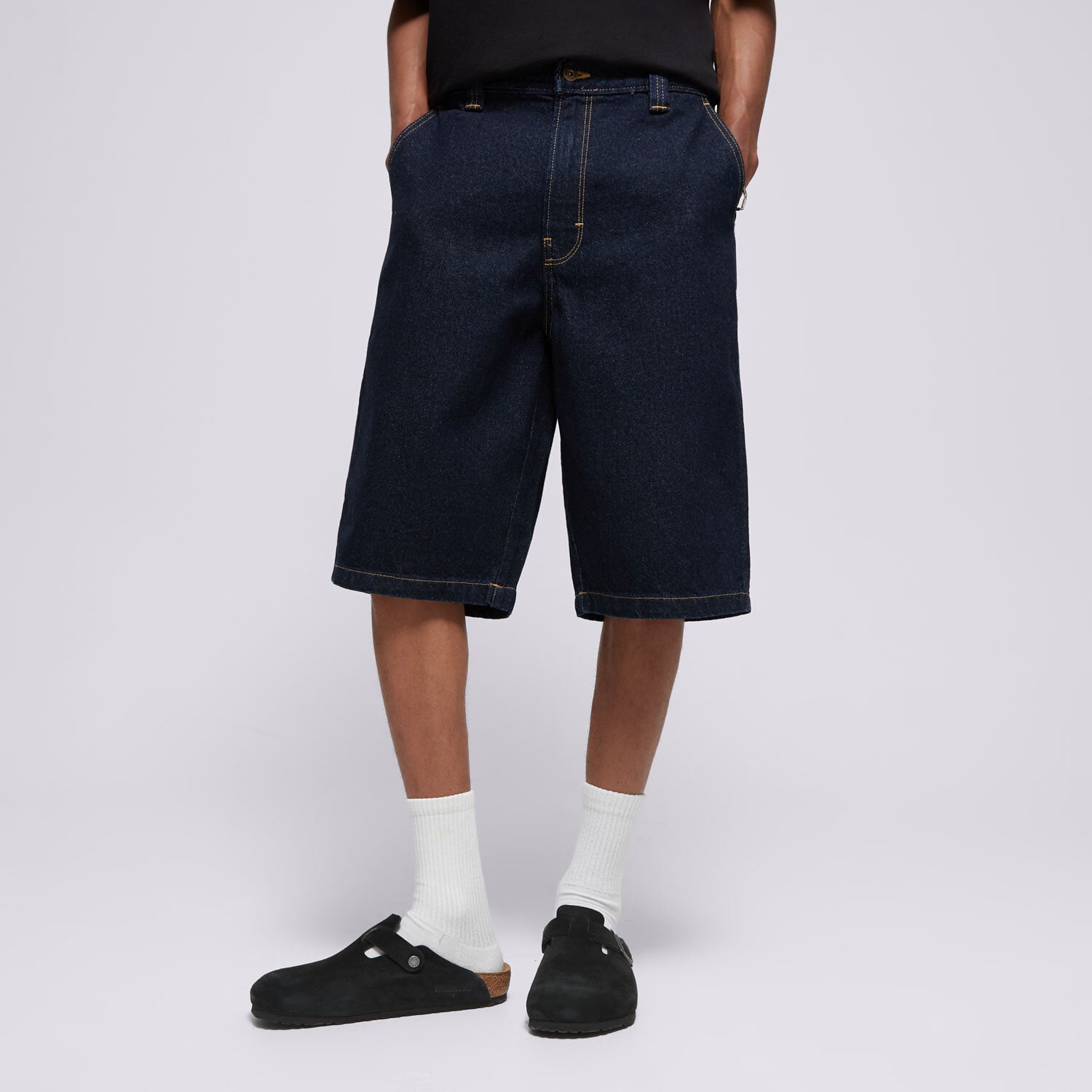 Krótkie spodenki, szorty męskie DICKIES SZORTY MADISON DENIM SHORT DK0A4YSYRIN1 GRANATOWY