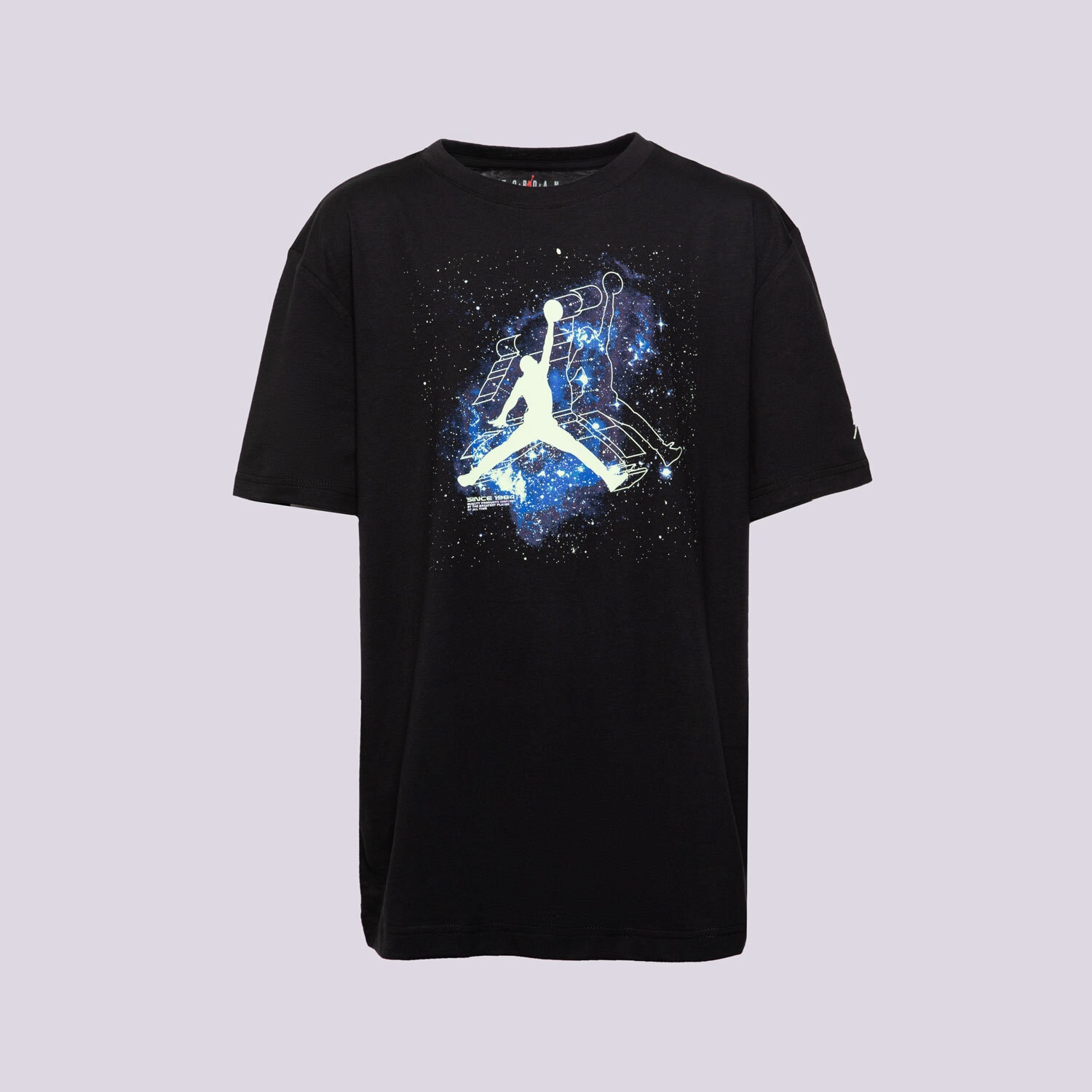 Koszulka, t-shirt dla dzieci JORDAN T-SHIRT JDB SKY IS NOT THE LIMIT GLOW BOY 95D948-023 CZARNY