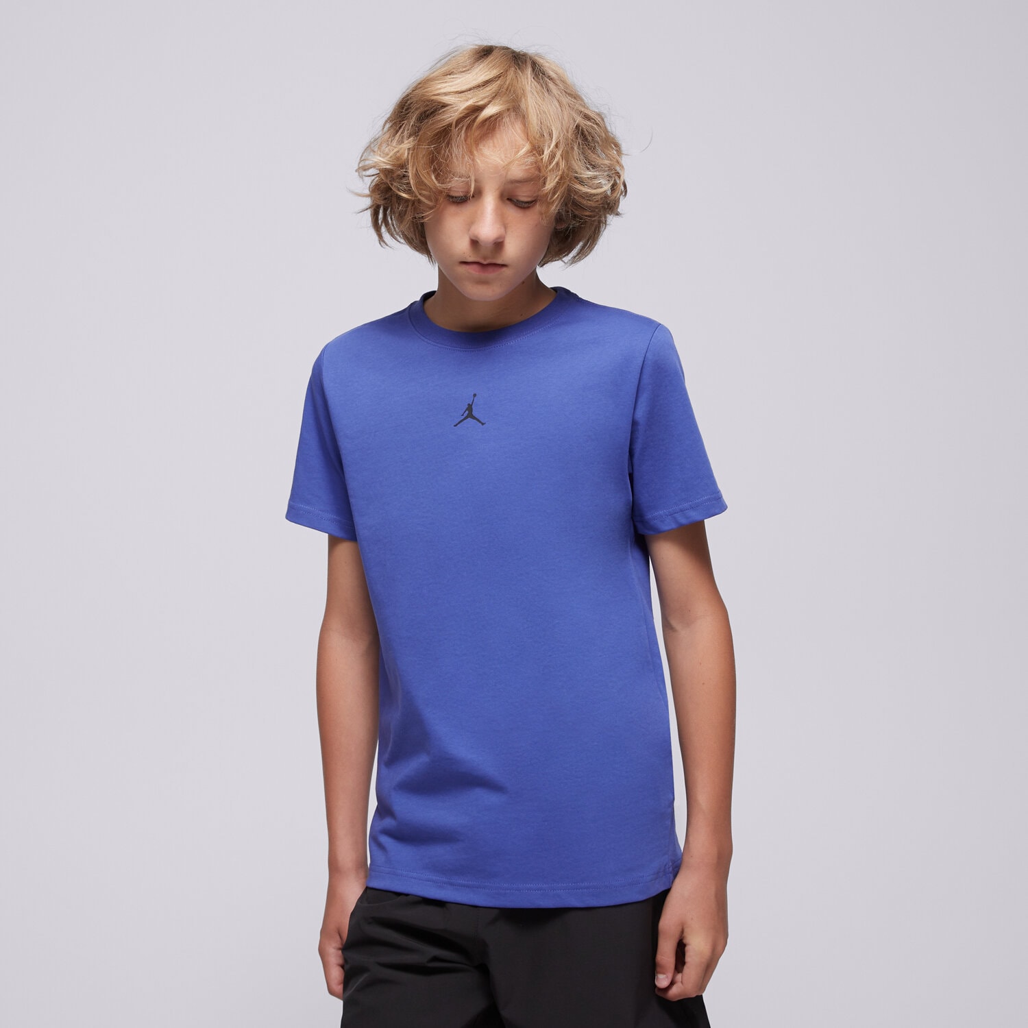 Koszulka, t-shirt dla dzieci JORDAN T-SHIRT JDN JORDAN SPORT CORE SS TEE BOY 95D618-P3E FIOLETOWY