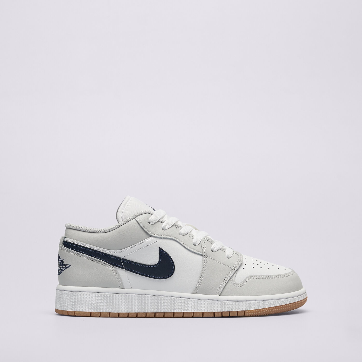 Buty sneakersy dla dzieci JORDAN 1 LOW 553560-146 SZARY