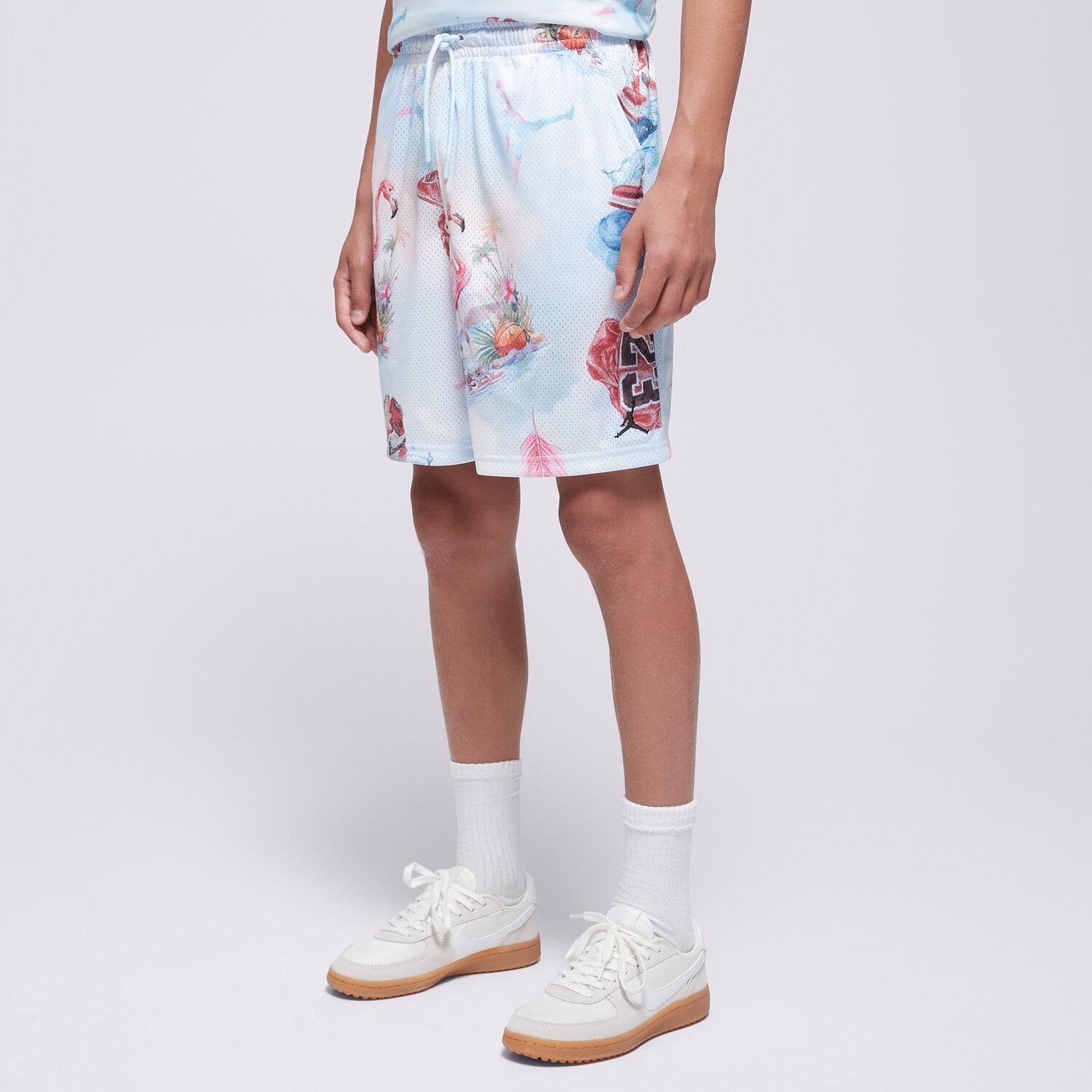 JORDAN SZORTY JDB MJ ESS SMR PK AOP MESH SHORT BOY 95F050-001 MULTICOLOR