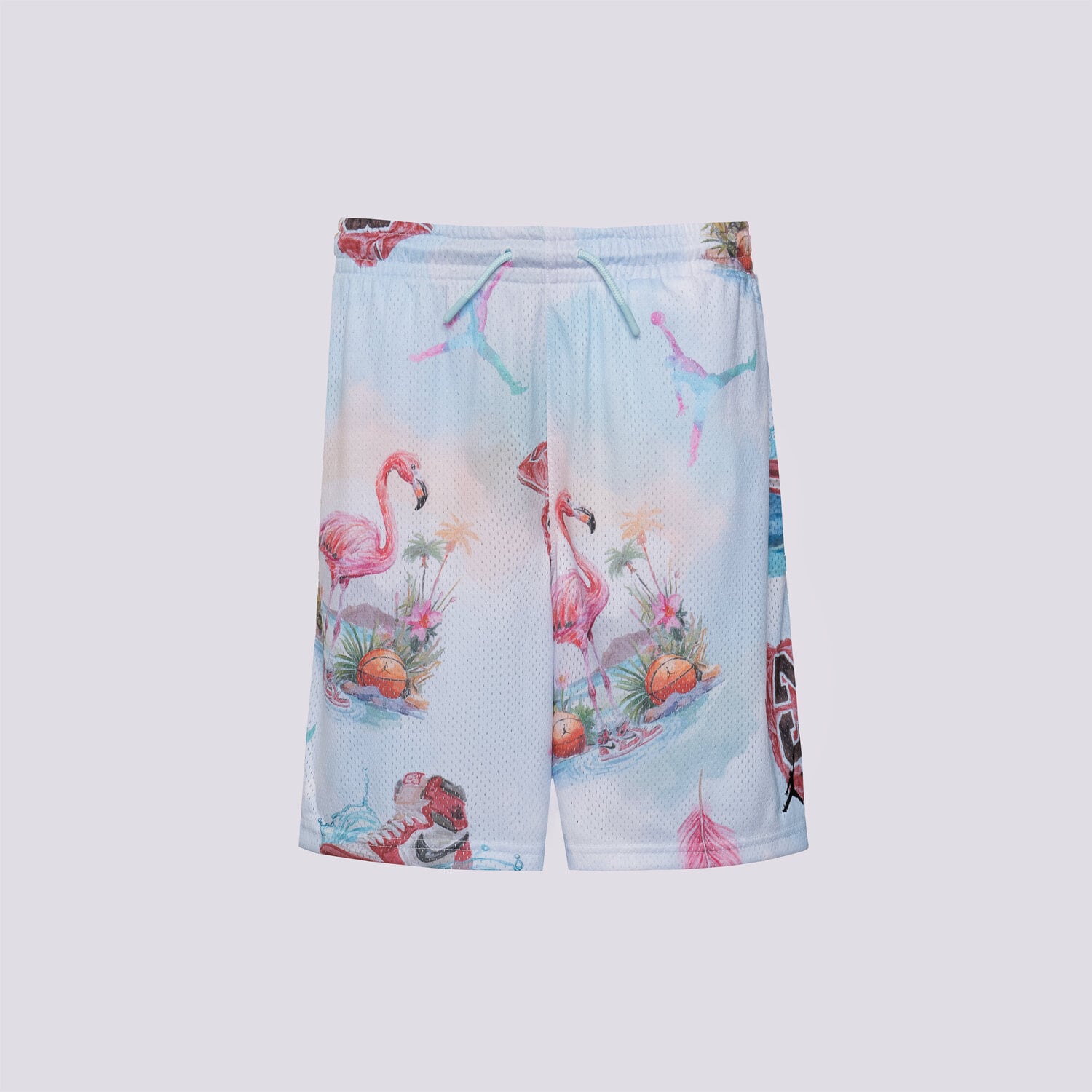 JORDAN SZORTY JDB MJ ESS SMR PK AOP MESH SHORT BOY 95F050-001 MULTICOLOR