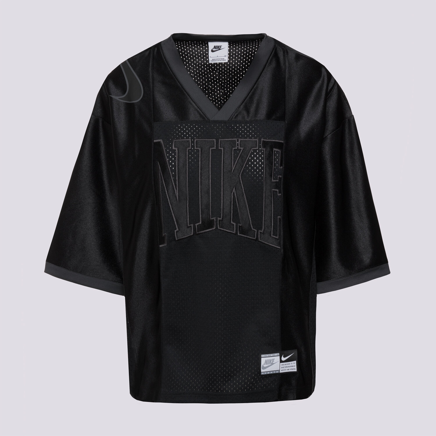 Koszulka, t-shirt damski NIKE T-SHIRT W NSW STREET SS GX JRSY TOP HJ0280-010 CZARNY