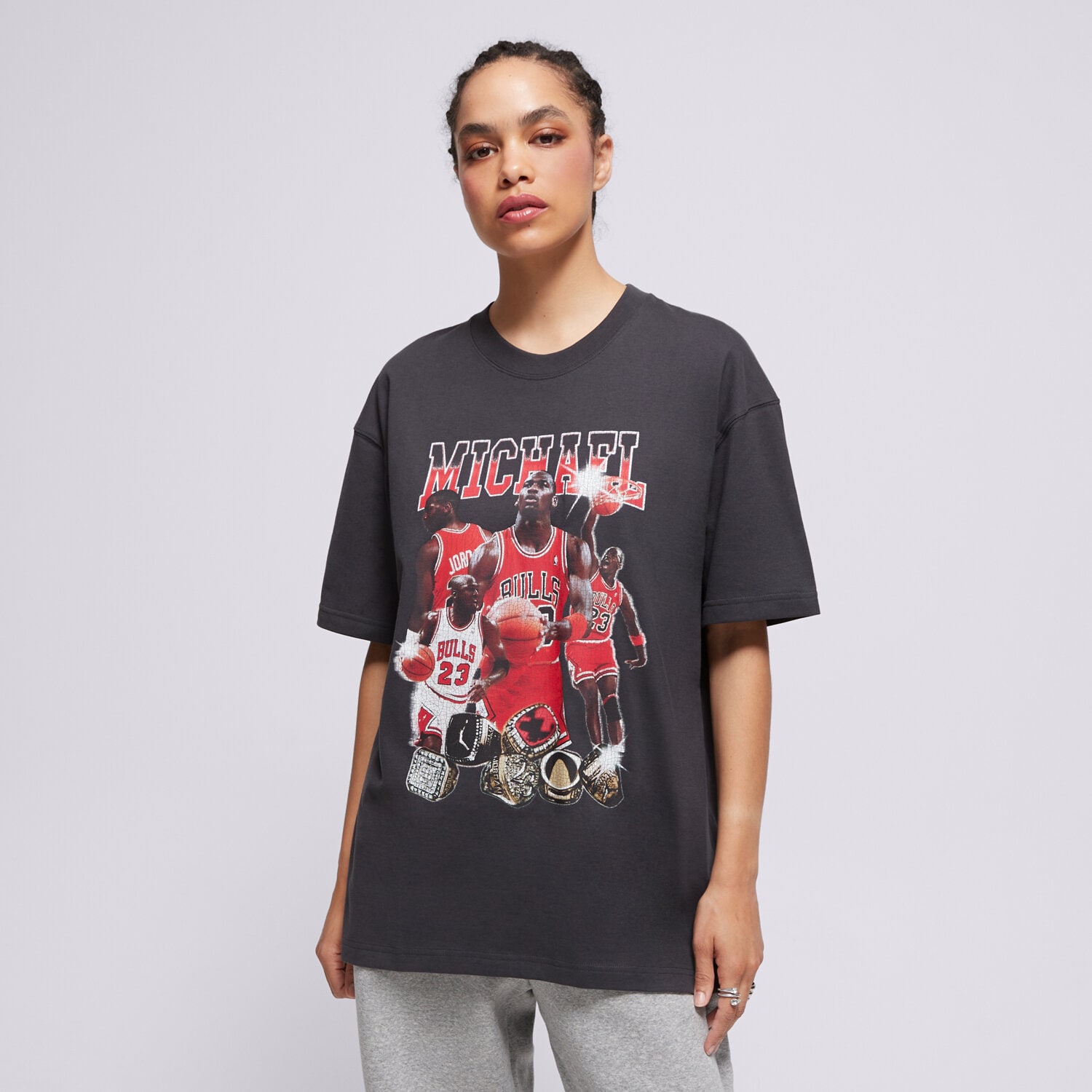 Koszulka, t-shirt damski JORDAN T-SHIRT W J SS OS GFX TEE MIXTAPE HJ0190-045 CZARNY