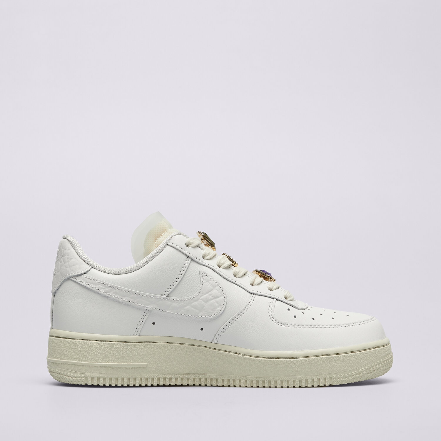 Buty sneakersy damskie NIKE AIR FORCE 1 LOW PREMIUM DN5463-100 BIAŁY