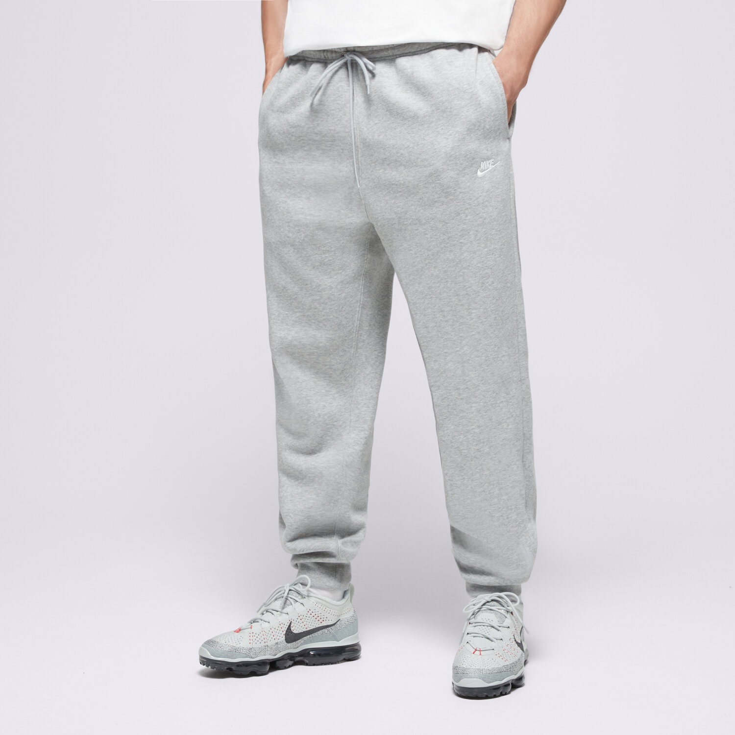 Spodnie sportowe męskie NIKE SPODNIE M NK CLUB BB JOGGER FN3787-063 SZARY