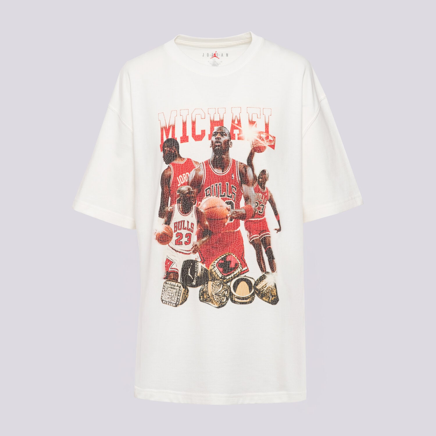 Koszulka, t-shirt damski JORDAN T-SHIRT W J SS OS GFX TEE MIXTAPE HJ0190-133 KREMOWY
