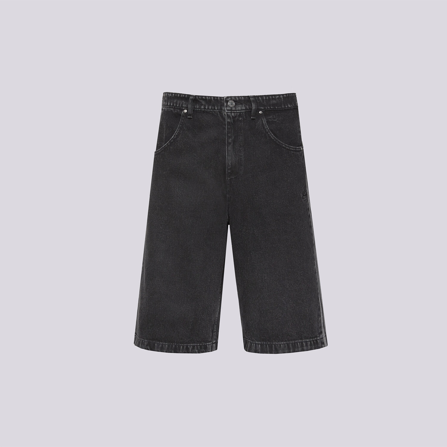 Krótkie spodenki, szorty męskie ADIDAS SZORTY ADICOLOR DENIM FIREBIRD SHORTS JC6719 CZARNY