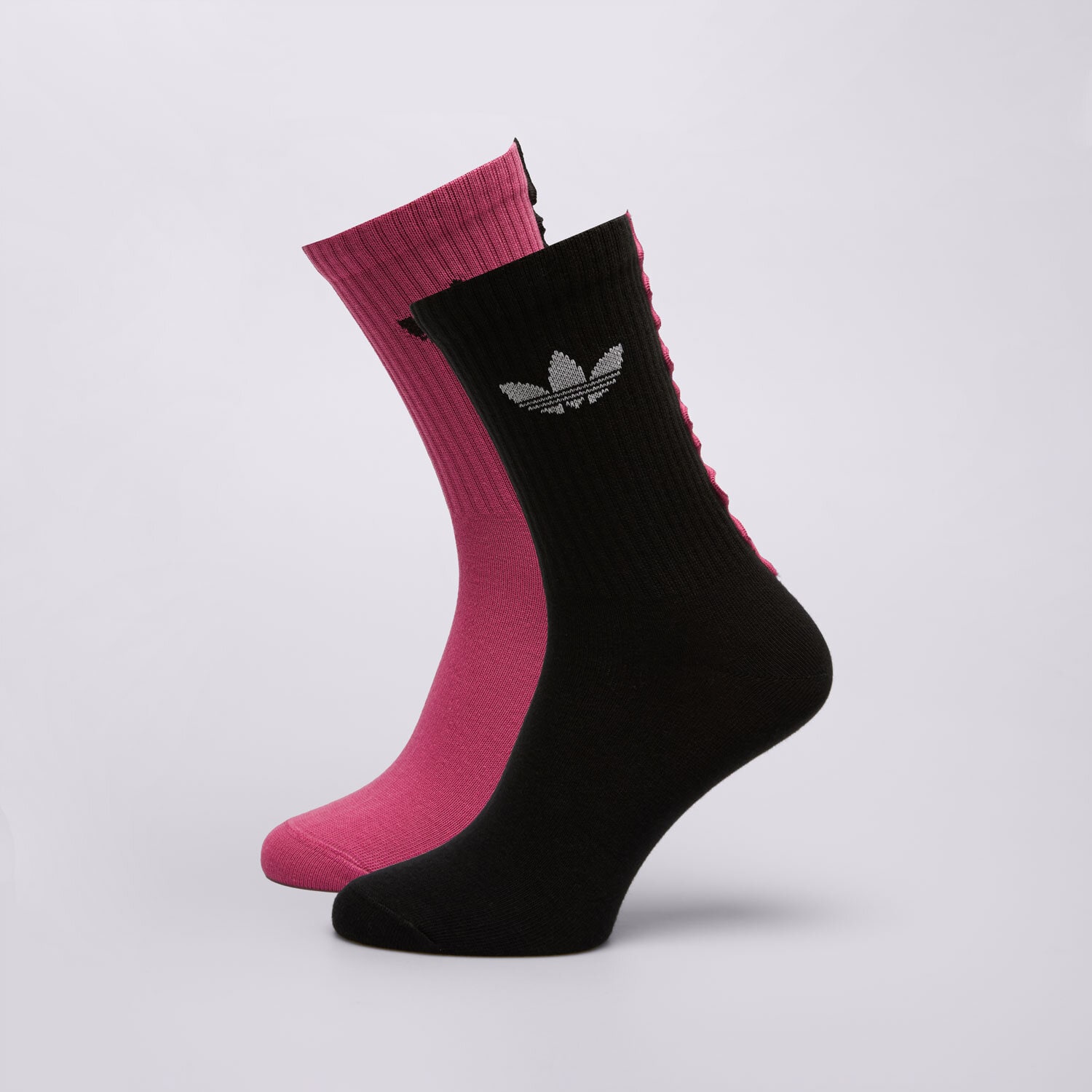 Skarpetki sportowe damskie ADIDAS SKARPETY RUFFLE CREW 2P JX5210 MULTICOLOR