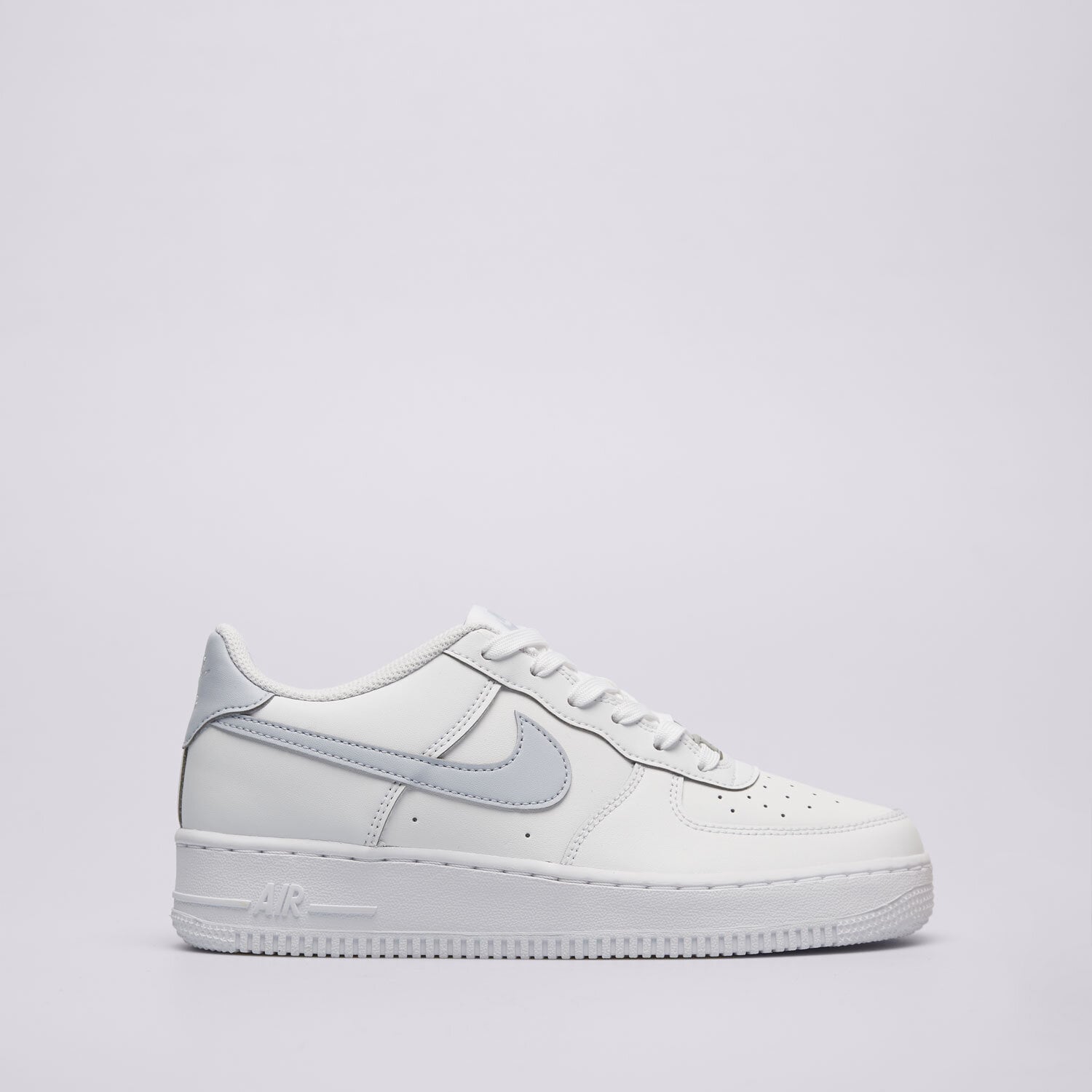 Buty sneakersy dla dzieci NIKE AIR FORCE 1 (GS) CT3839112 BIAŁY