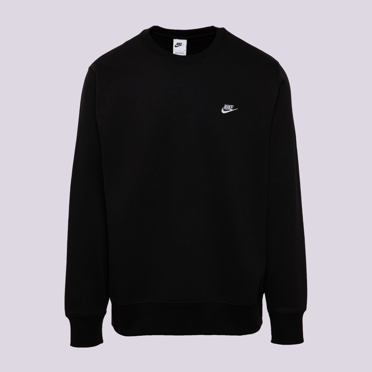 Bluza męska NIKE BLUZA M NK CLUB BB CREW FN3886-010 CZARNY