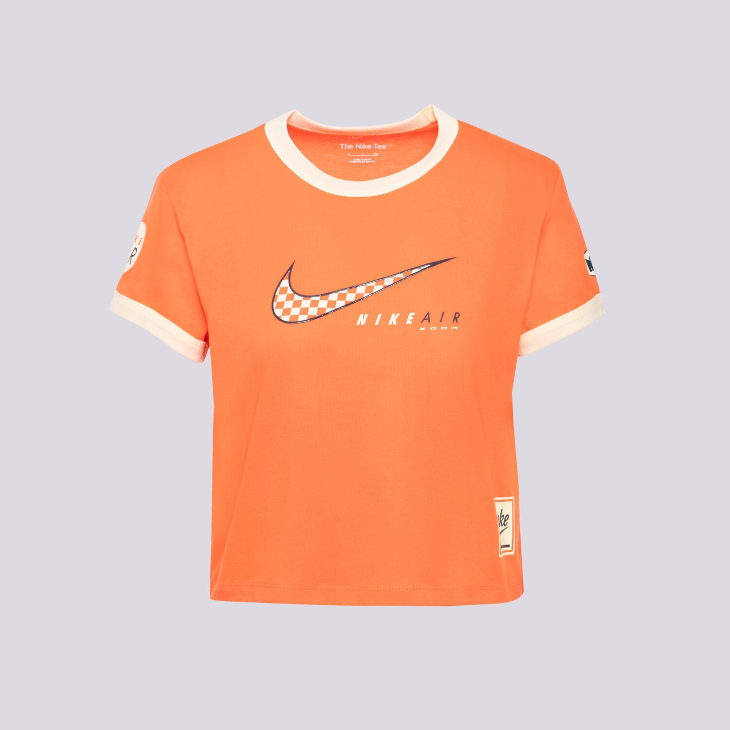 Koszulka, t-shirt damski NIKE T-SHIRT W NSW CLUB SS TEE MOTO RGR HQ1707-842 CZERWONY