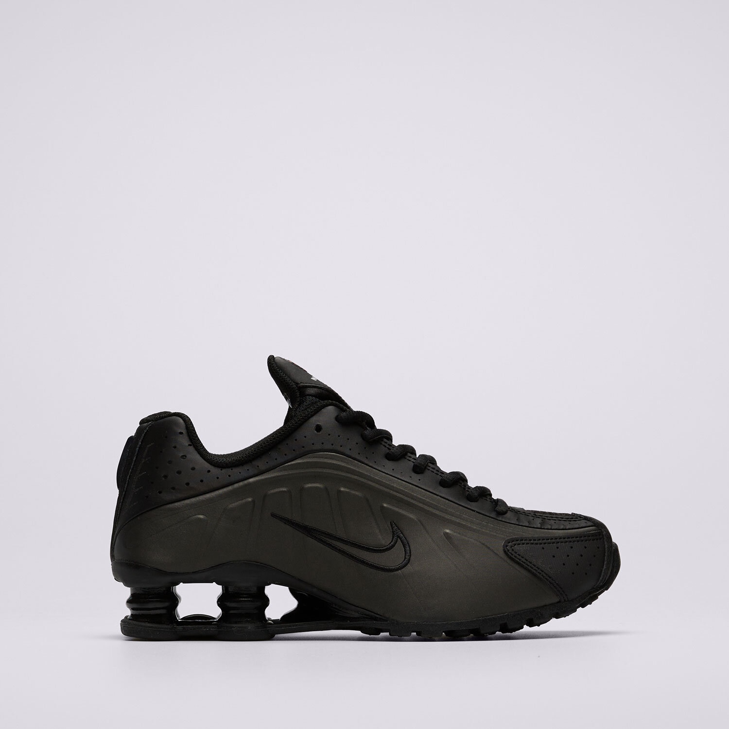 Buty sneakersy dla dzieci NIKE SHOX R4 (GS) CW2626003 CZARNY