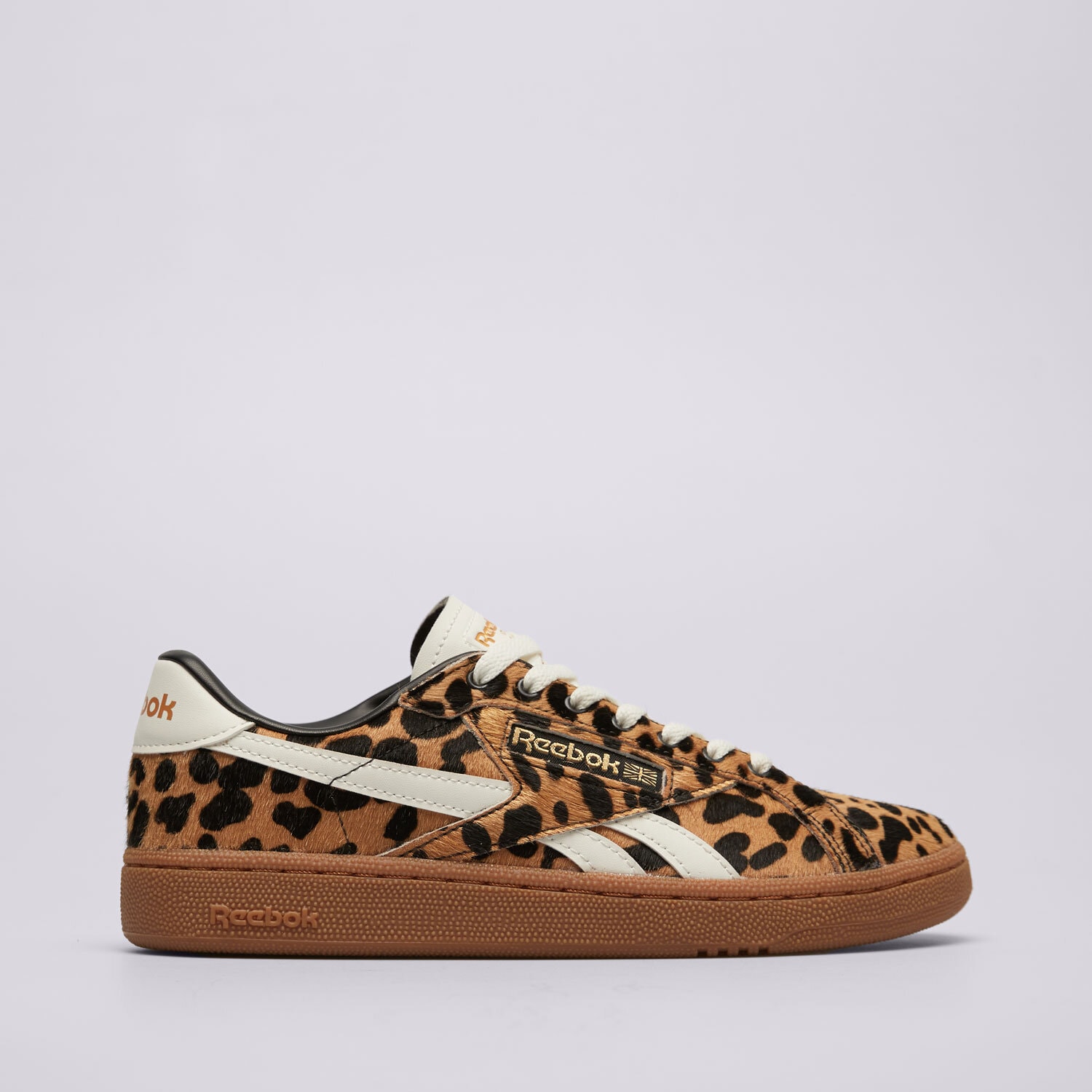 Buty sneakersy damskie REEBOK CLUB C GROUNDS UK 100229527 BRĄZOWY