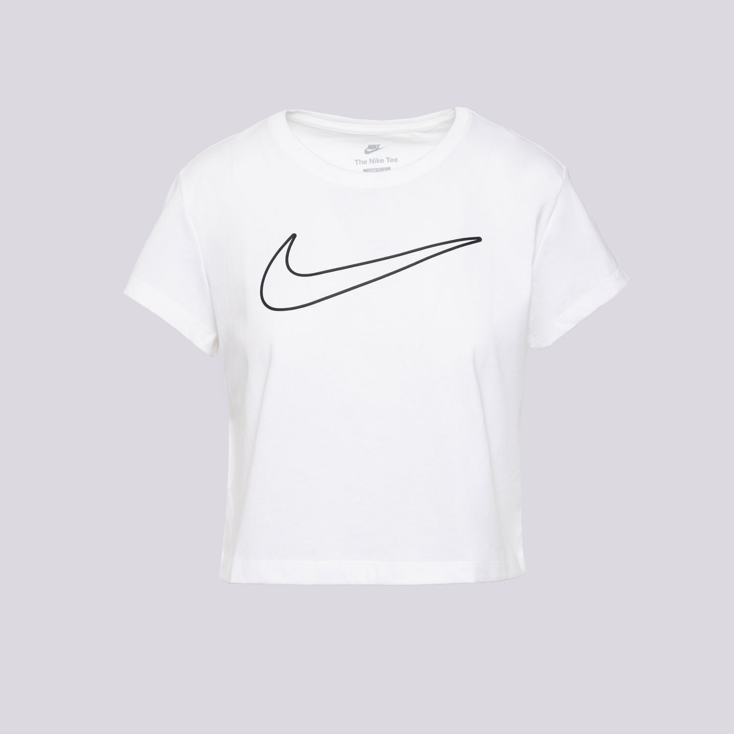 Koszulka, t-shirt damski NIKE T-SHIRT W NSW CLUB SS TEE HBR MD HV5002-100 BIAŁY