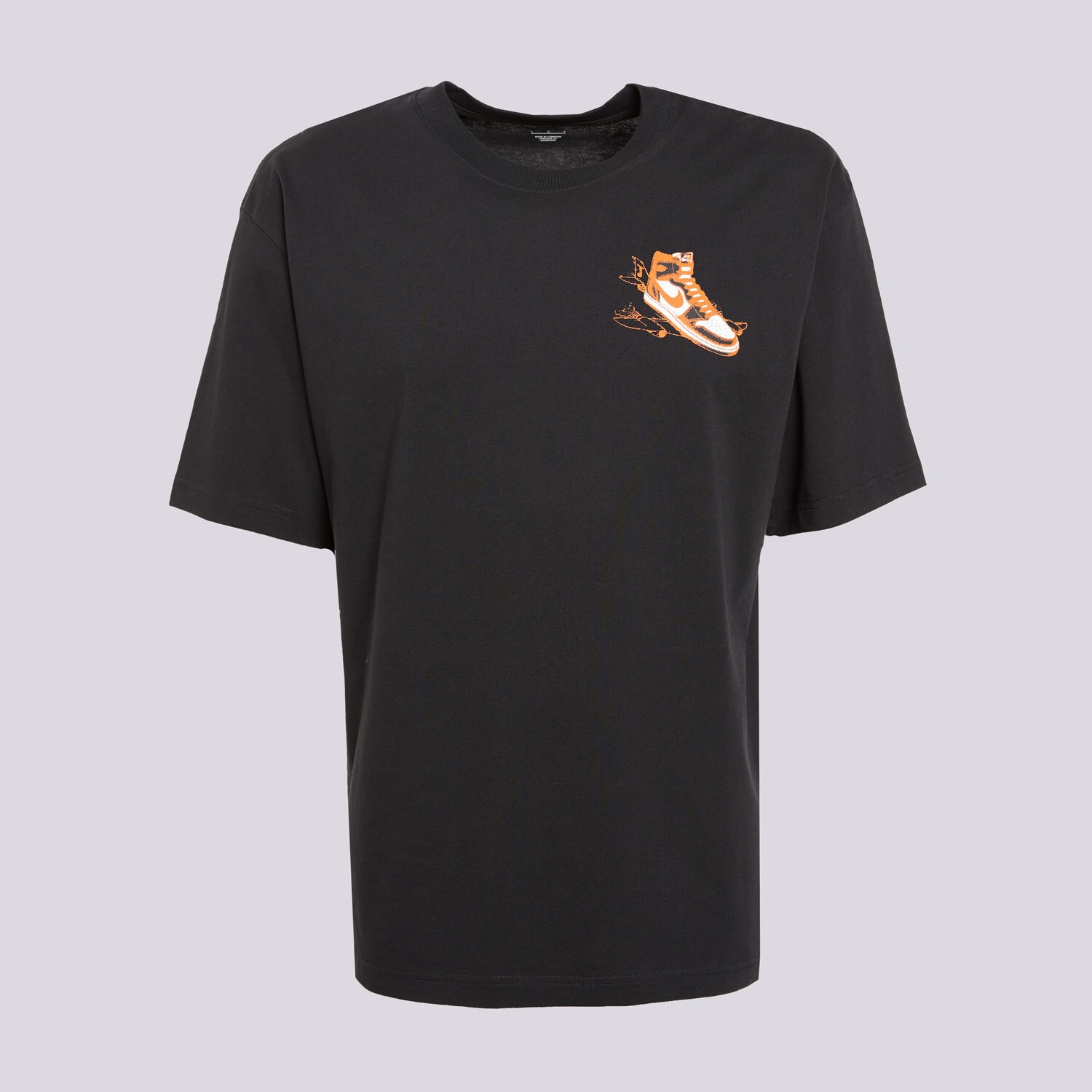 Koszulka, t-shirt sportowy męski JORDAN T-SHIRT M J NC AJ1 AD SS CREW HQ8972-010 CZARNY