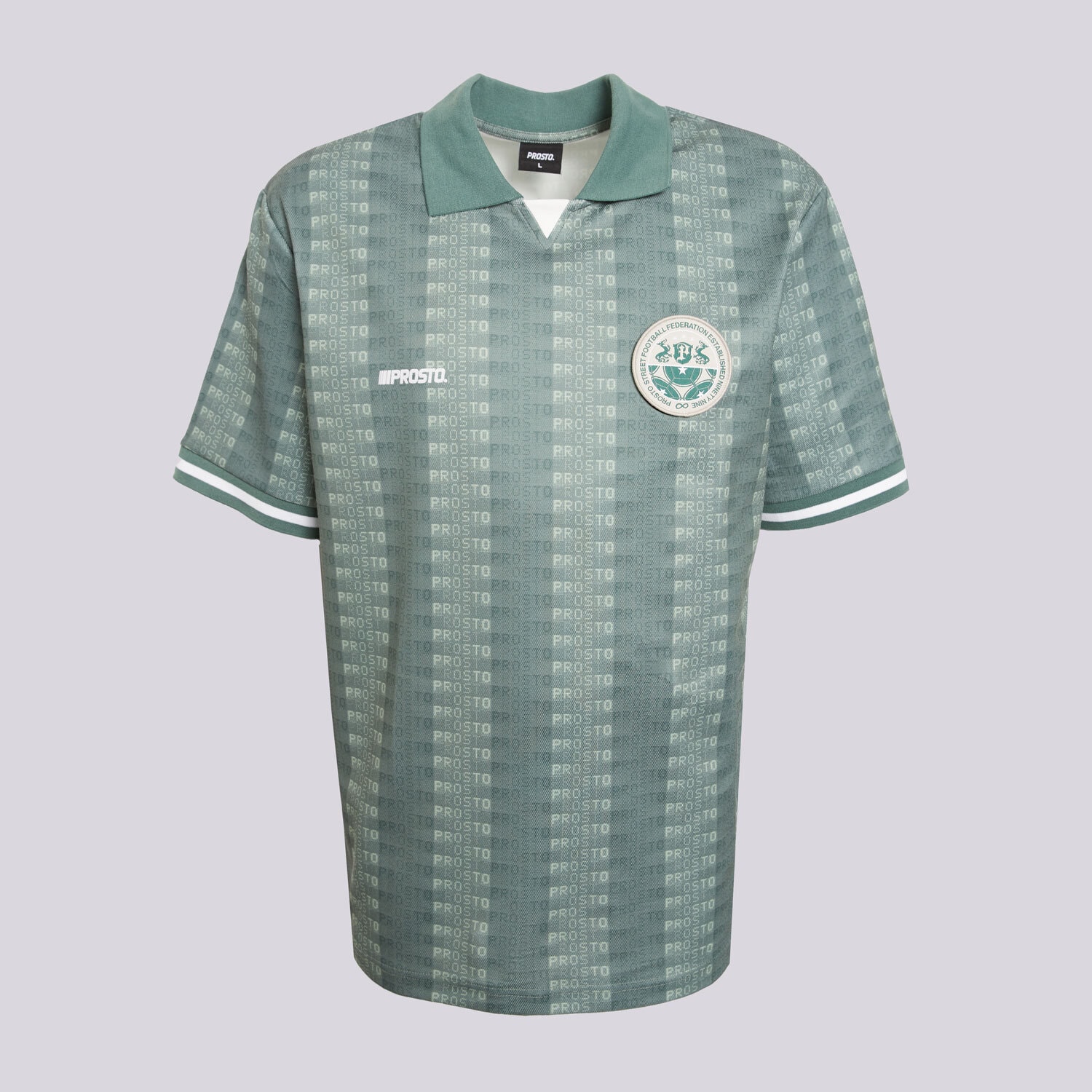 Koszulka, t-shirt sportowy męski PROSTO POLO GLAST KL251MTEE1301 ZIELONY