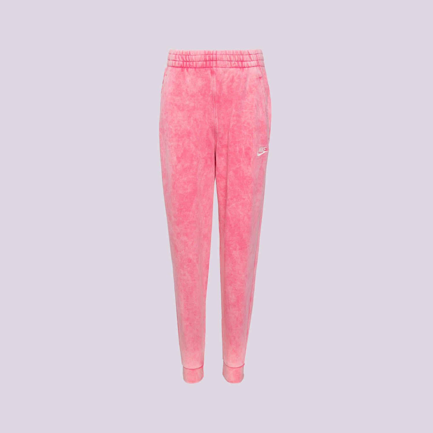 Sportowe spodnie dziecięce NIKE SPODNIE K NSW WASH CLUB FLC JGGR FT GIRL IH2376-684 RÓŻOWY