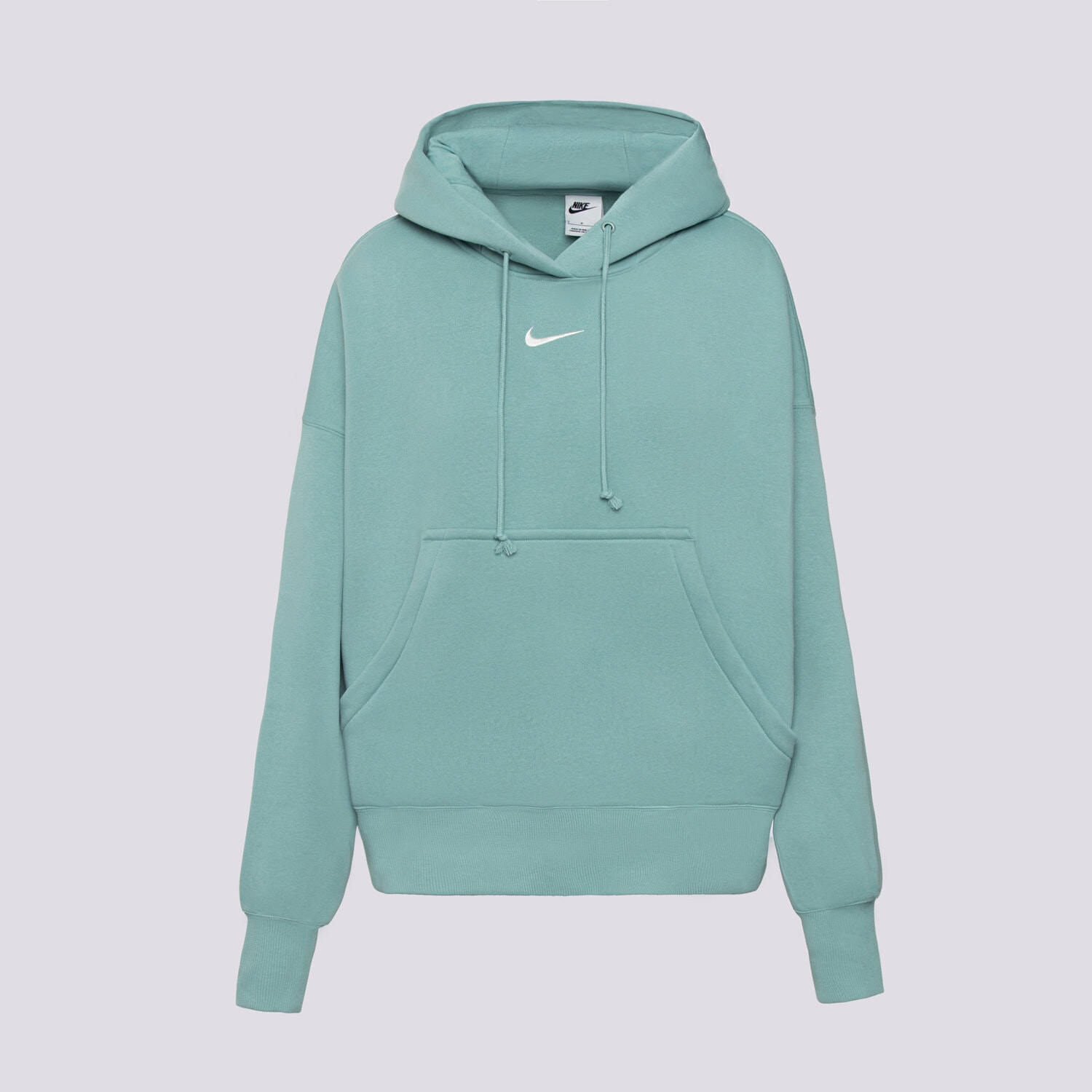 Spodnie sportowe damskie NIKE BLUZA W NSW PHNX FLC OOS PO HOODIE DQ5858-017 ZIELONY
