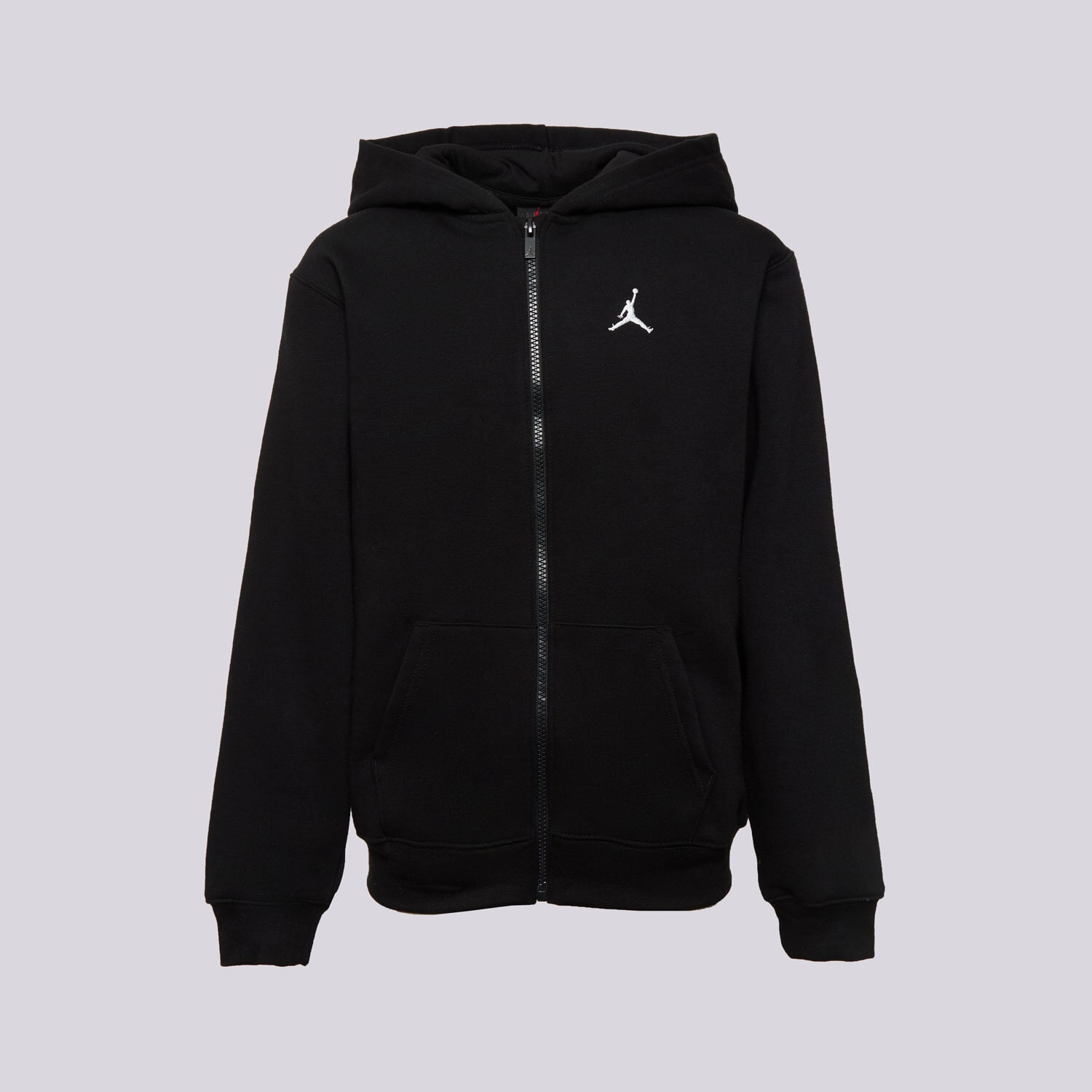 Sportowa bluza dziecięca JORDAN BLUZA Z KAPTUREM JDB MJ BRKLN FLC FZ BOY 95F115-023 CZARNY