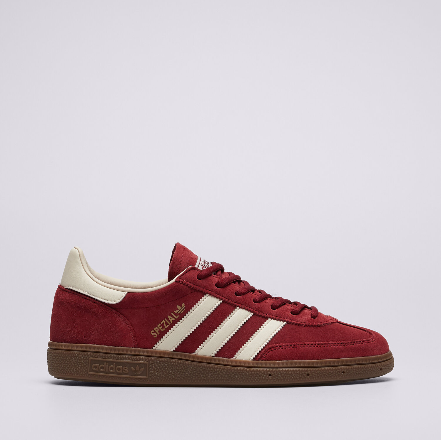 Buty sneakersy męskie ADIDAS HANDBALL SPEZIAL  JR2122 BORDOWY