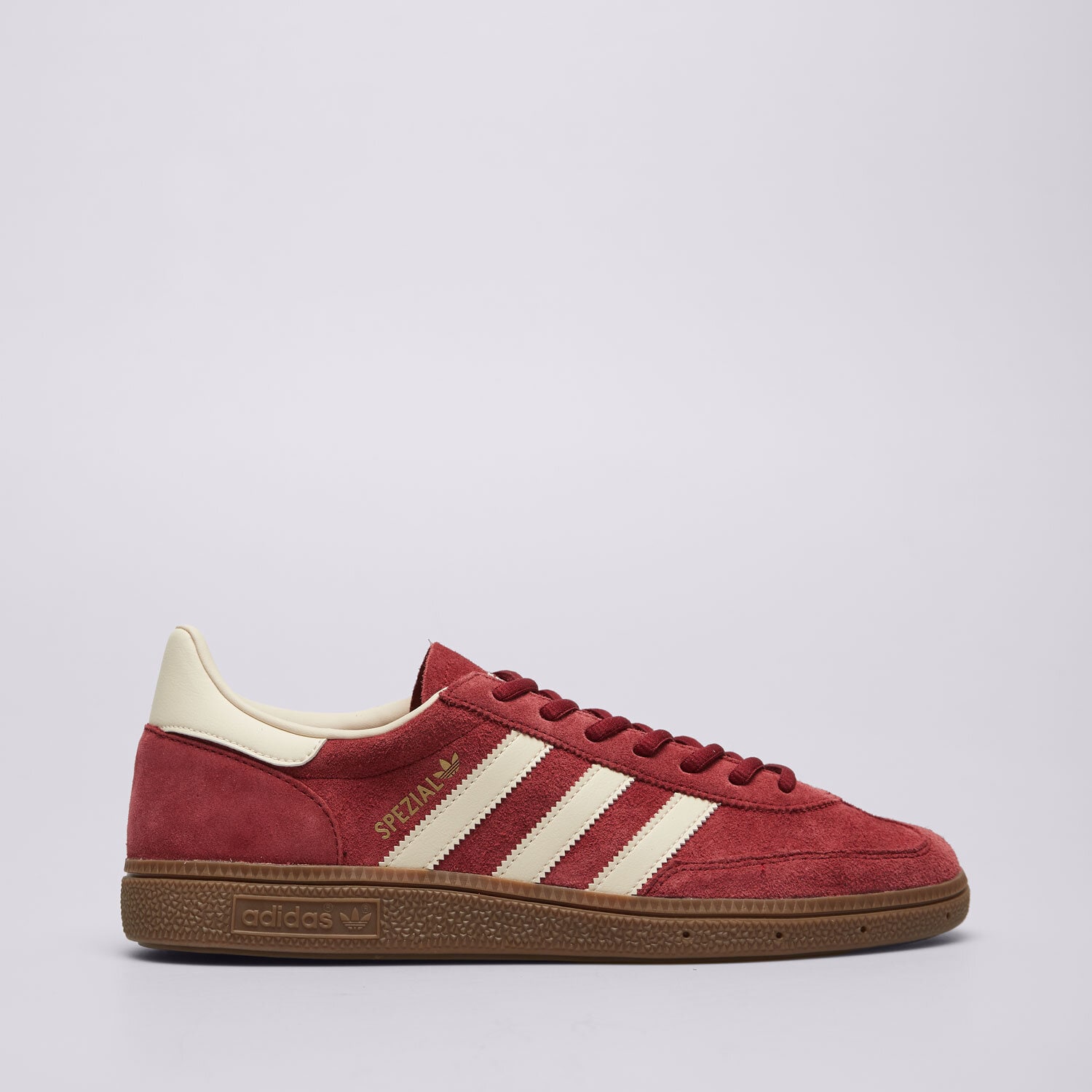 Buty sneakersy męskie ADIDAS HANDBALL SPEZIAL JR2122 BORDOWY