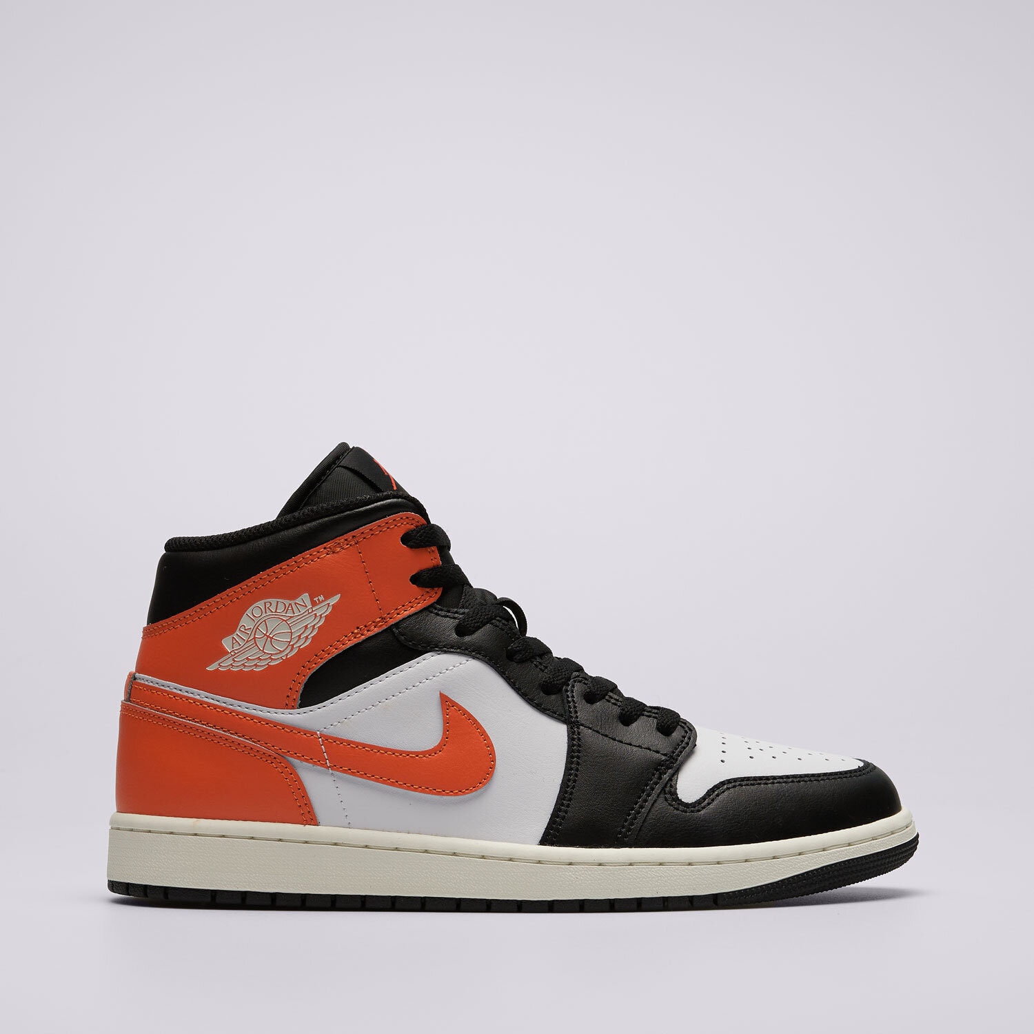 Buty sneakersy męskie AIR JORDAN 1 MID  DQ8426-801 CZARNY