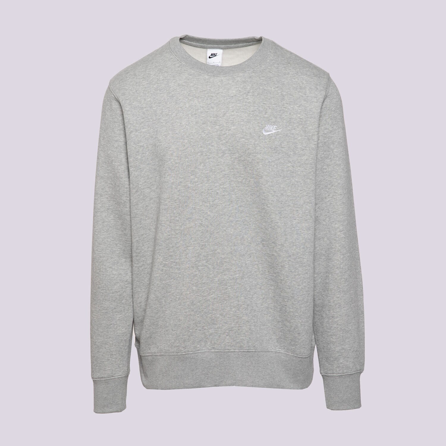 Bluza męska NIKE BLUZA M NK CLUB BB CREW FN3886-063 SZARY