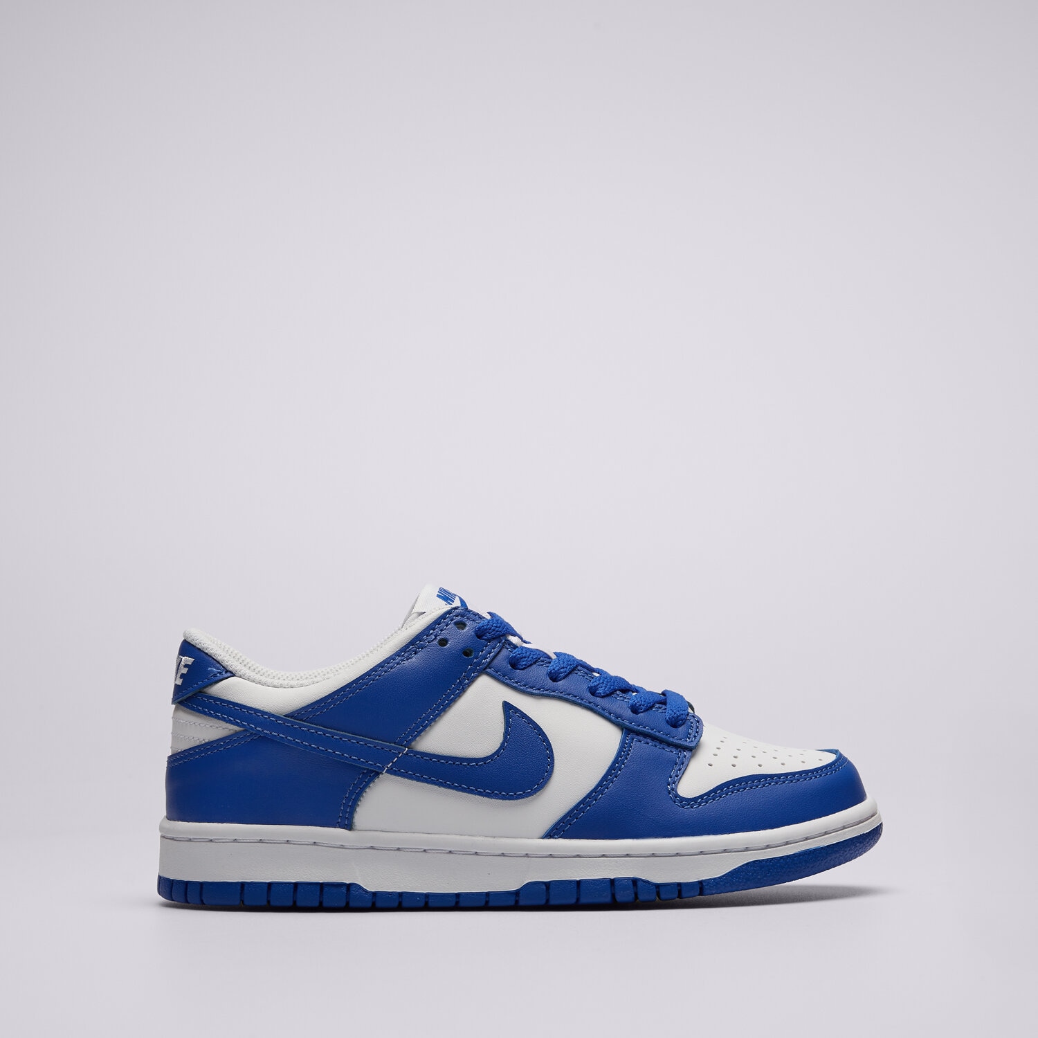 Buty sneakersy dla dzieci NIKE DUNK LOW BG FB9109-131 NIEBIESKI