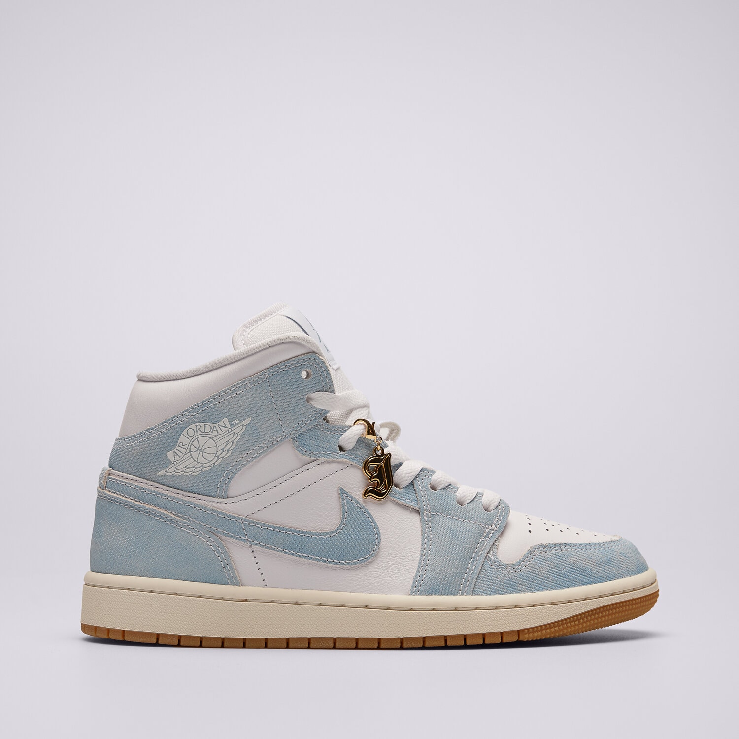 Buty sneakersy damskie WMNS AIR JORDAN 1 MID SE  HQ2005-100 BIAŁY