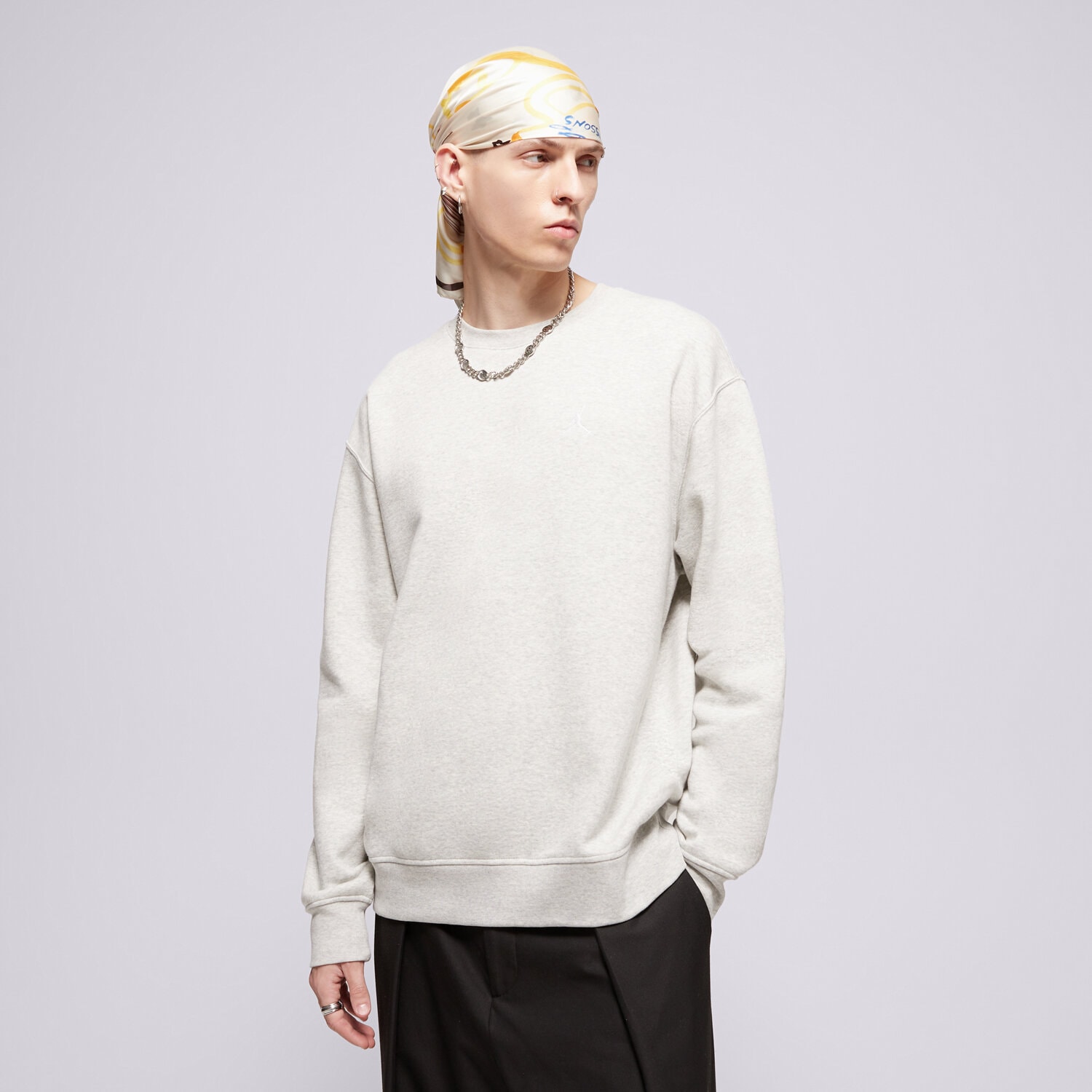Bluza męska JORDAN BLUZA JORDAN BROOKLYN FLEECE FV7293-050 SZARY
