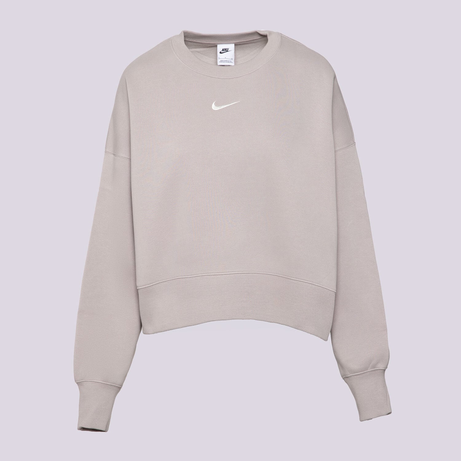 Bluza damska NIKE BLUZA W NSW PHNX FLC OOS CREW DQ5761-009 SZARY