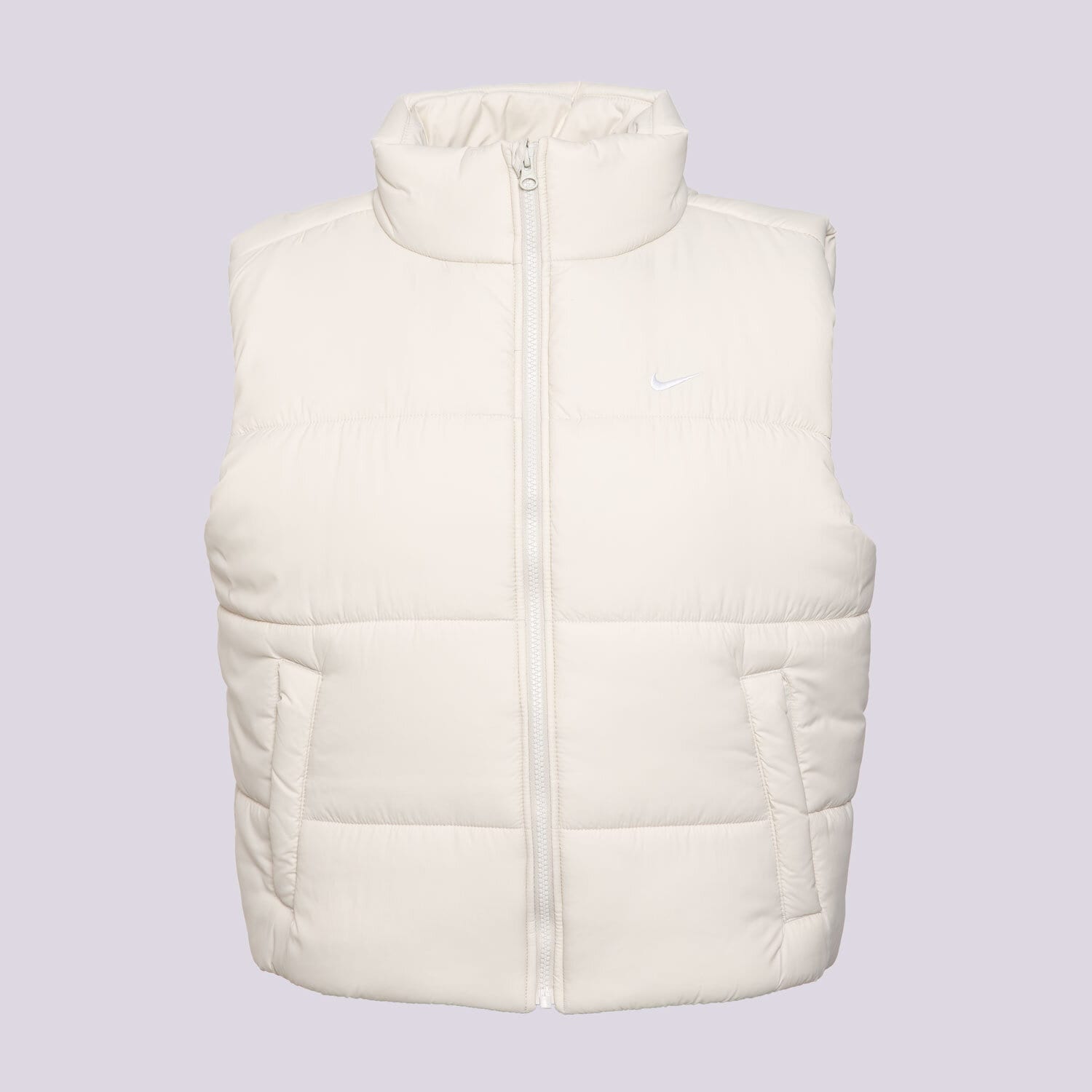Bezrękawniki damskie sportowe NIKE BEZRĘKAWNIK W NSW TF SYNFL NK CLSC VEST FZ5922-072 BEŻOWY