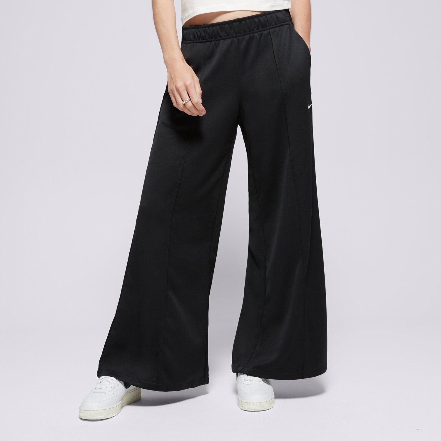Spodnie sportowe damskie NIKE SPODNIE W NSW WIDE LEG TRACK PNT IH8514-010 CZARNY