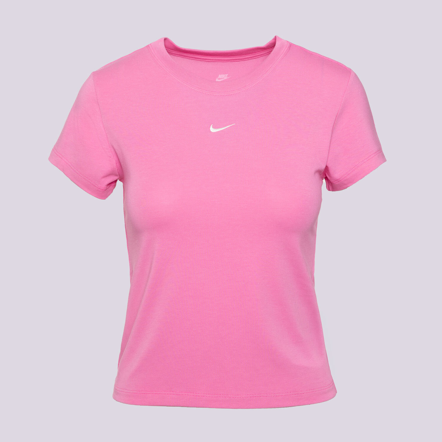 Koszulka, t-shirt damski NIKE T-SHIRT W NSW NK CHLL KNT MD CRP FV5508-675 RÓŻOWY